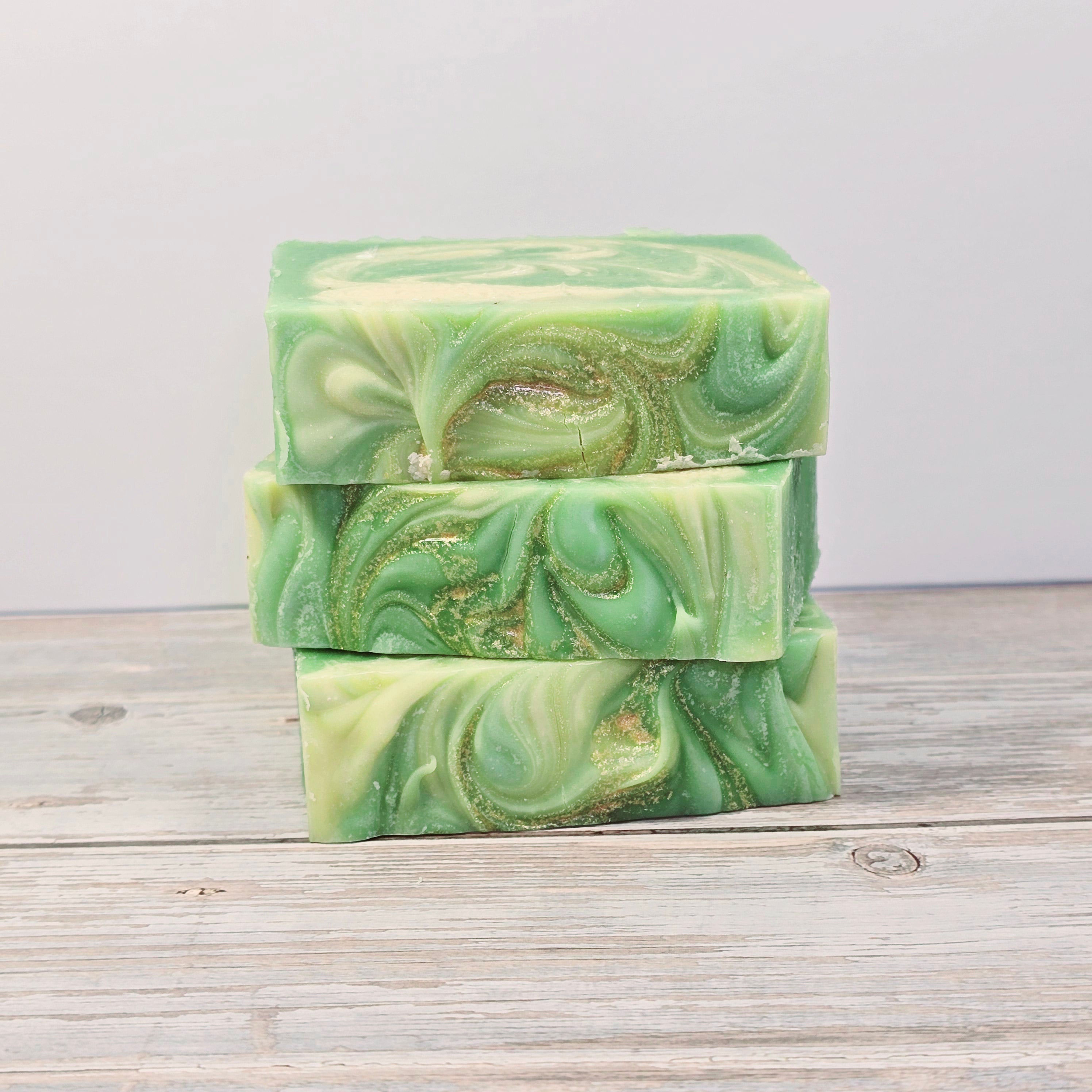 Cashmere Pear Soap Bar with pumpkin purée and pear fragrance