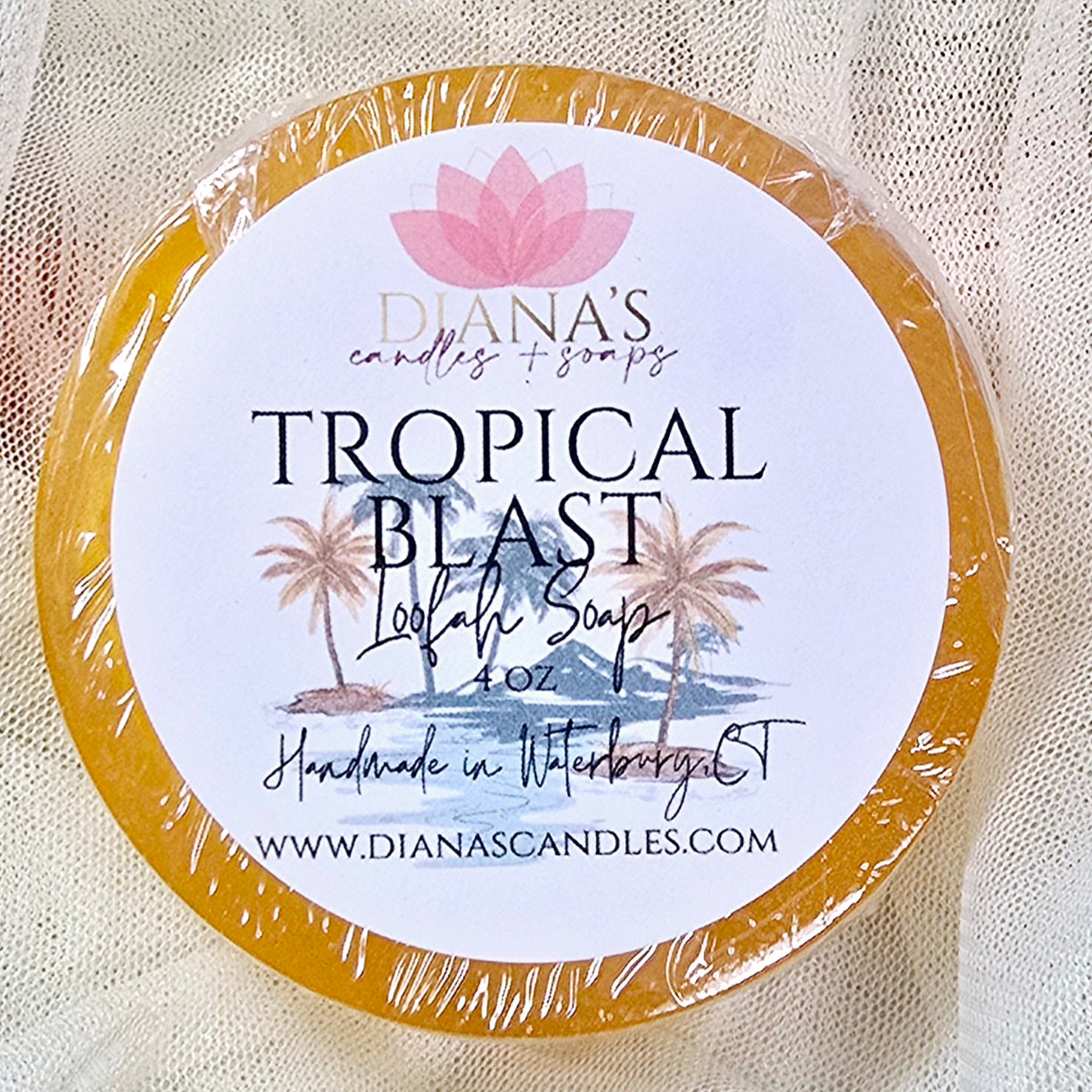 Tropical Blast Loofah Soap Diana's Candles and Soaps