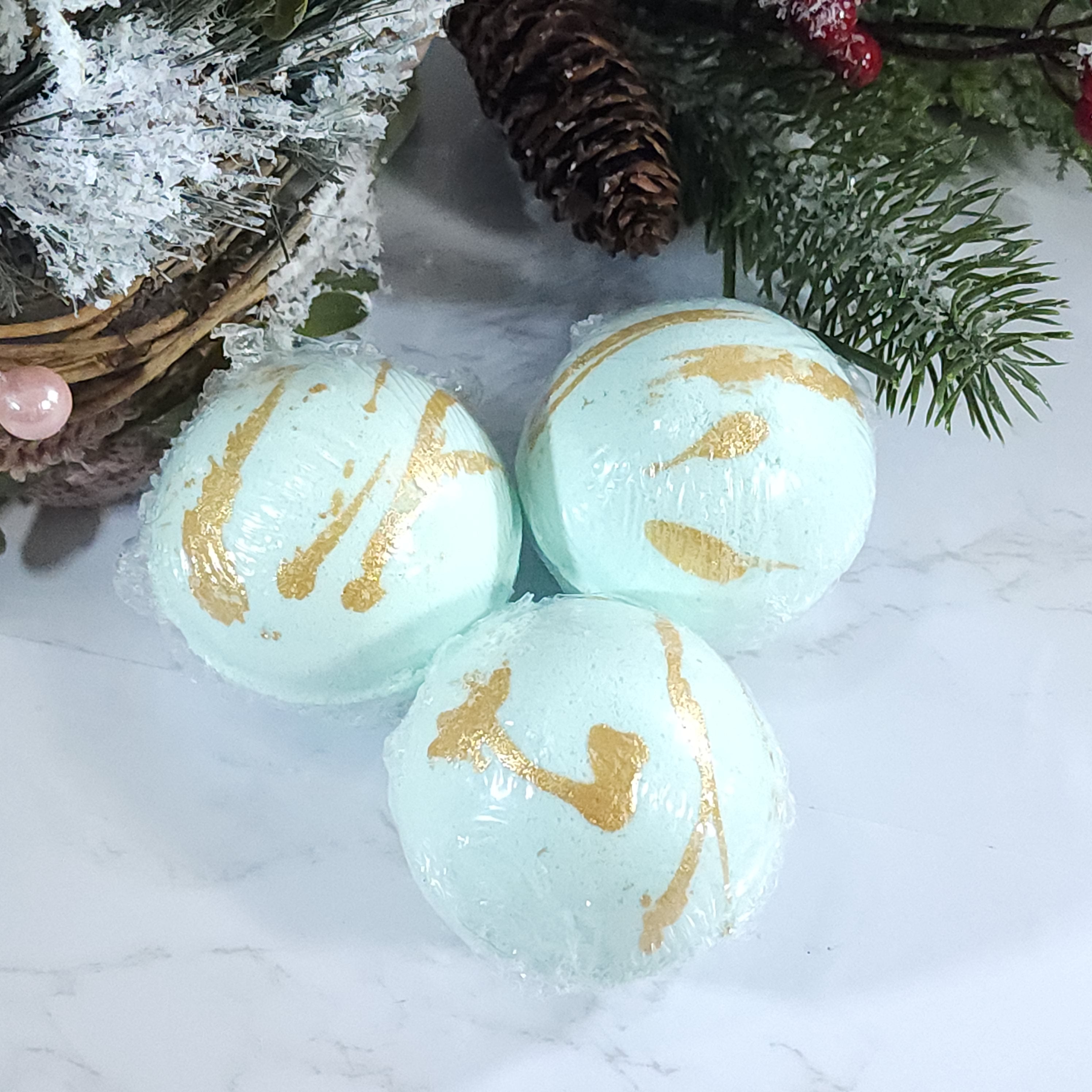 Snuggle Weather Bath Bomb Diana's Candles and Soaps