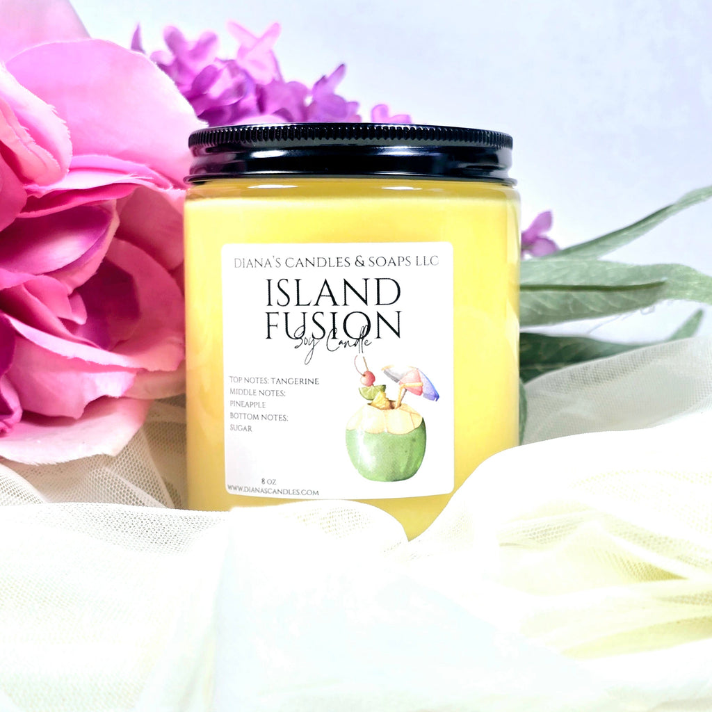 Island Fusion Candle Diana's Candles and Soaps
