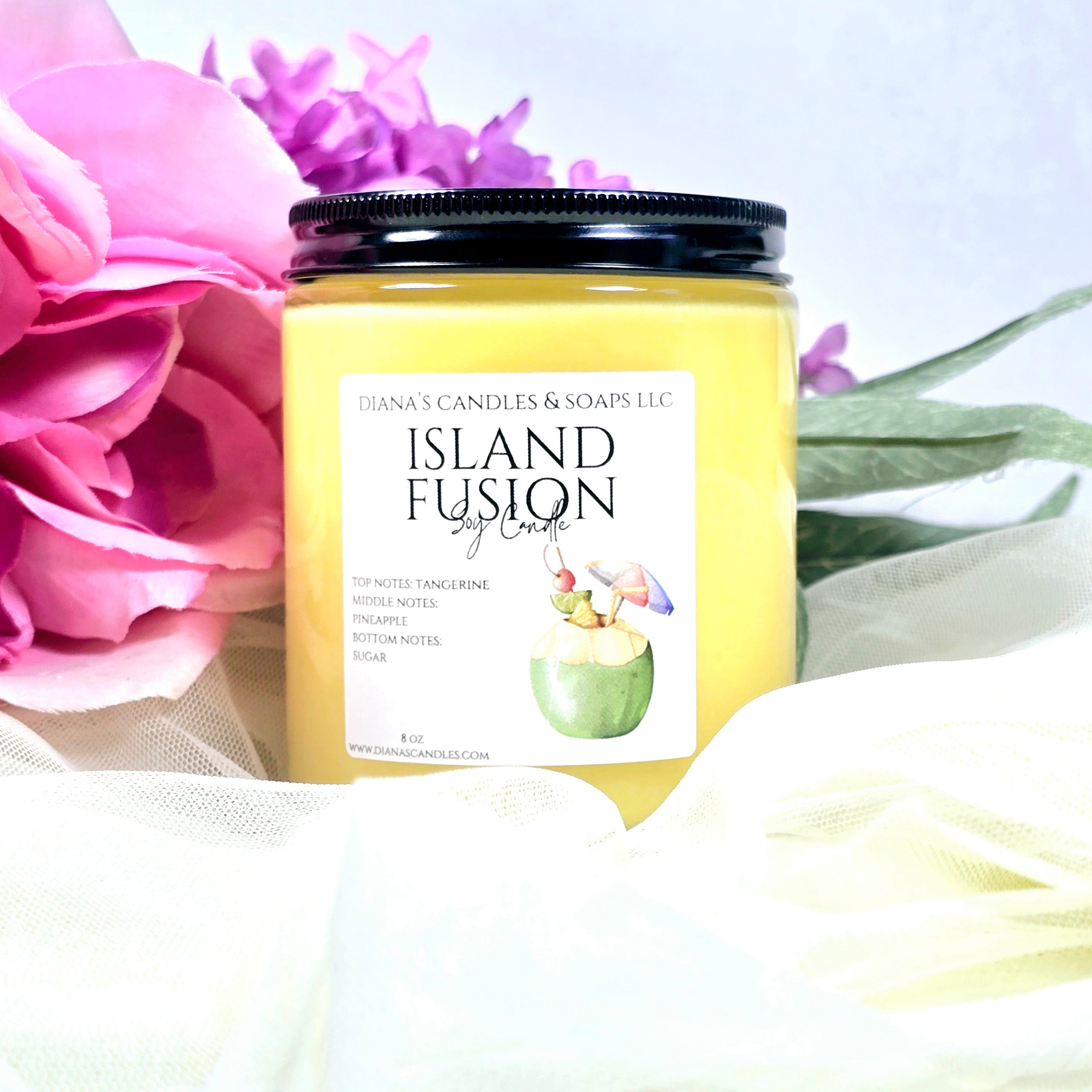 Island Fusion Candle Diana's Candles and Soaps