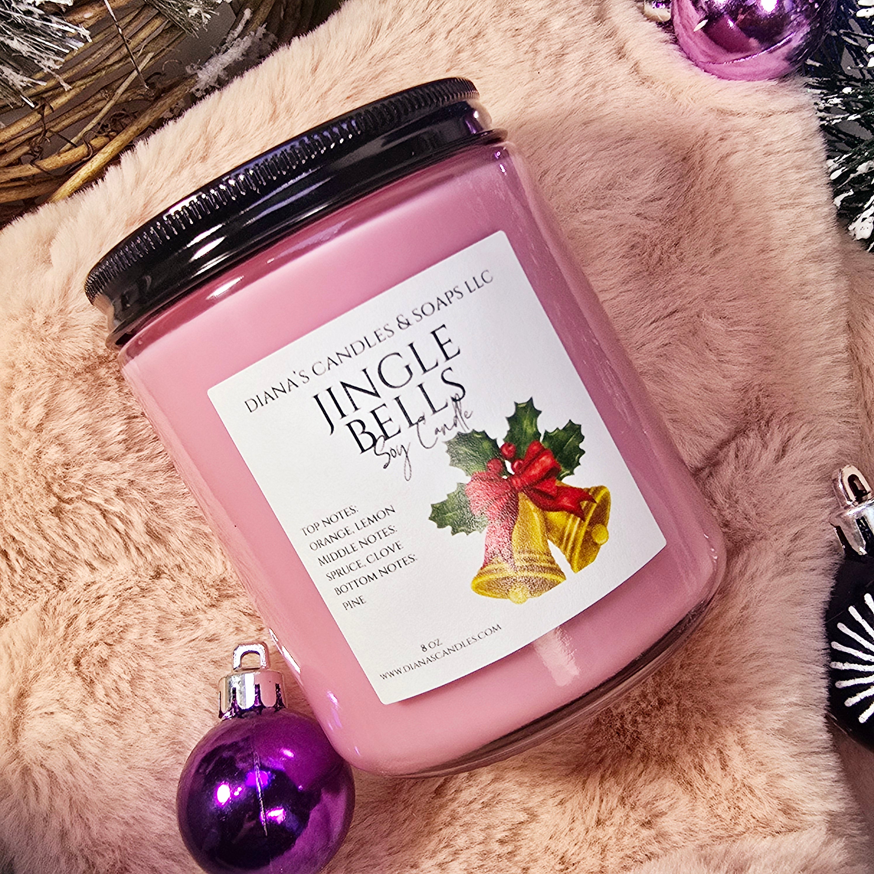 Jingle Bells Candle Diana's Candles and Soaps