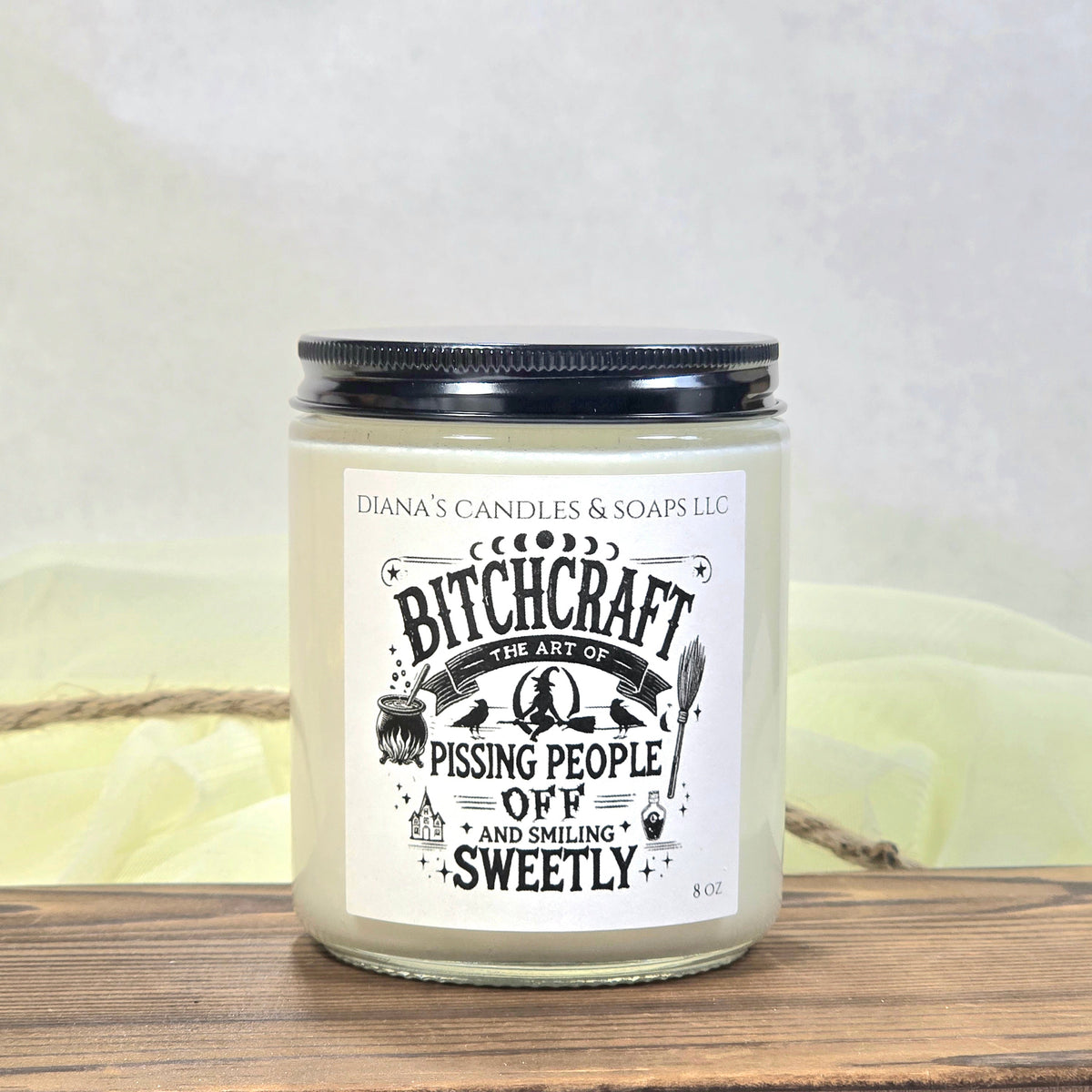 Bitchcraft Candle Diana's Candles and Soaps