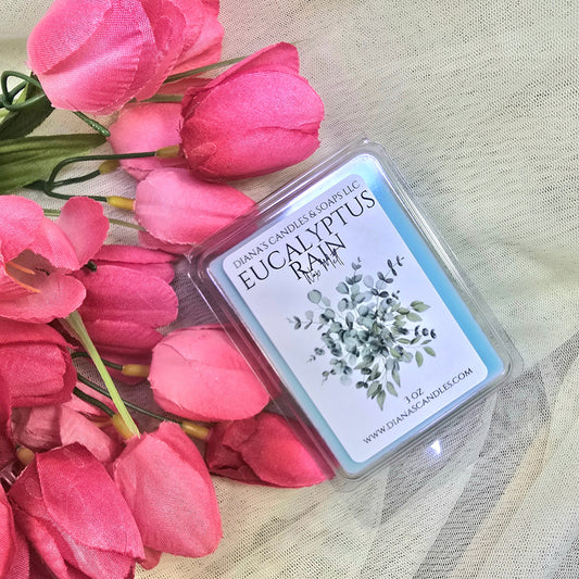 Eucalyptus Rain Wax Melts Diana's Candles and Soaps