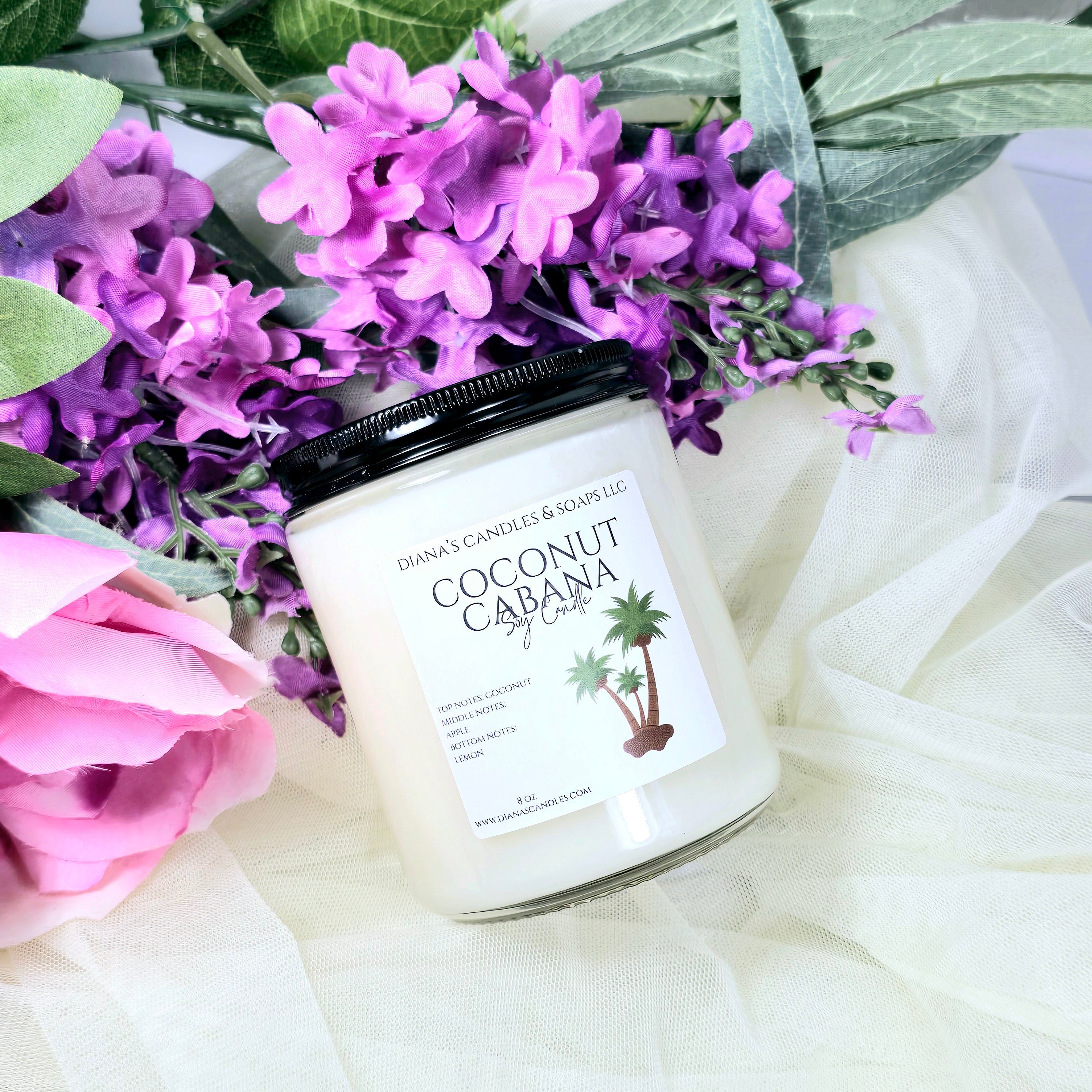 Coconut Cabana Candle Diana's Candles and Soaps