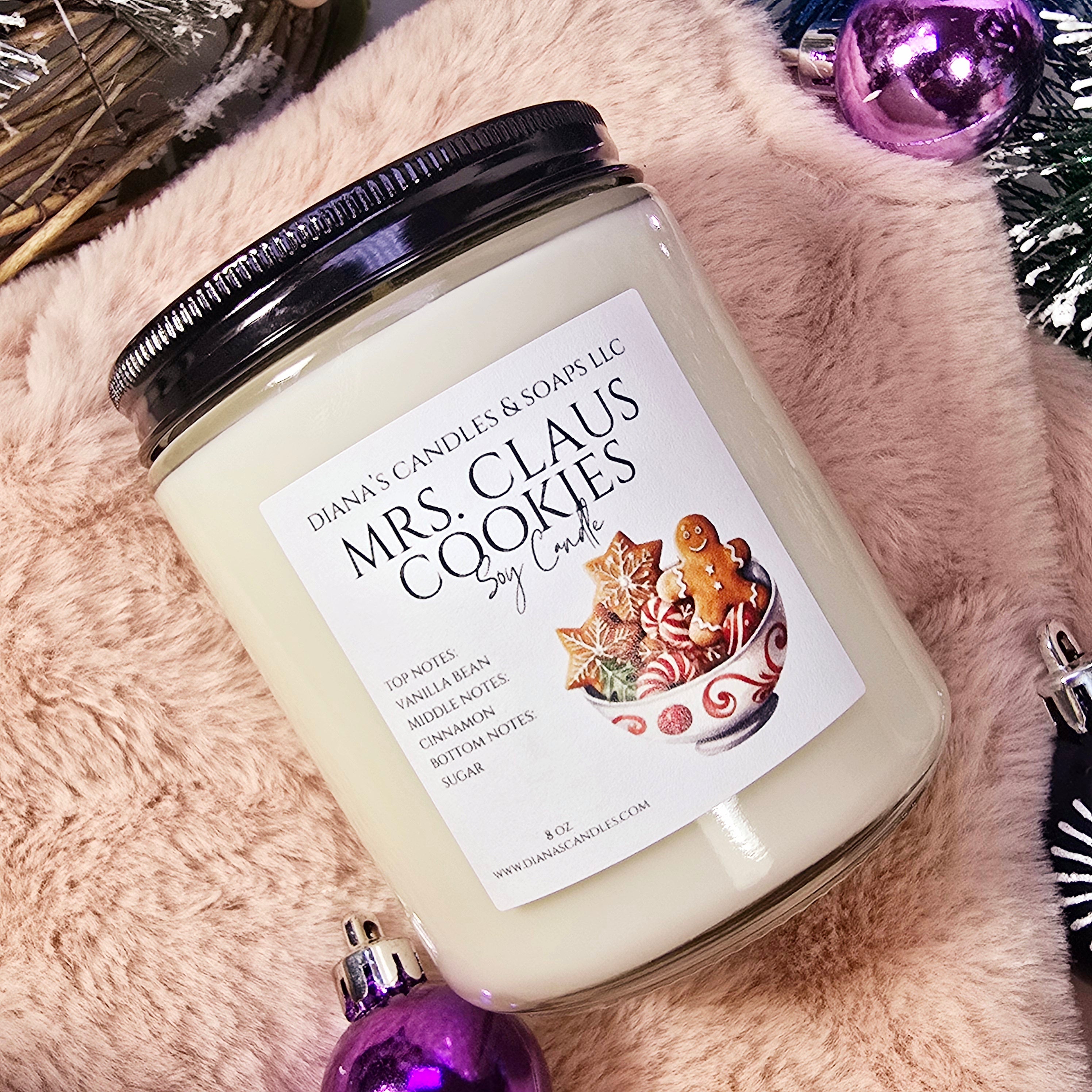 Mrs. Claus Cookies Candle Diana's Candles and Soaps