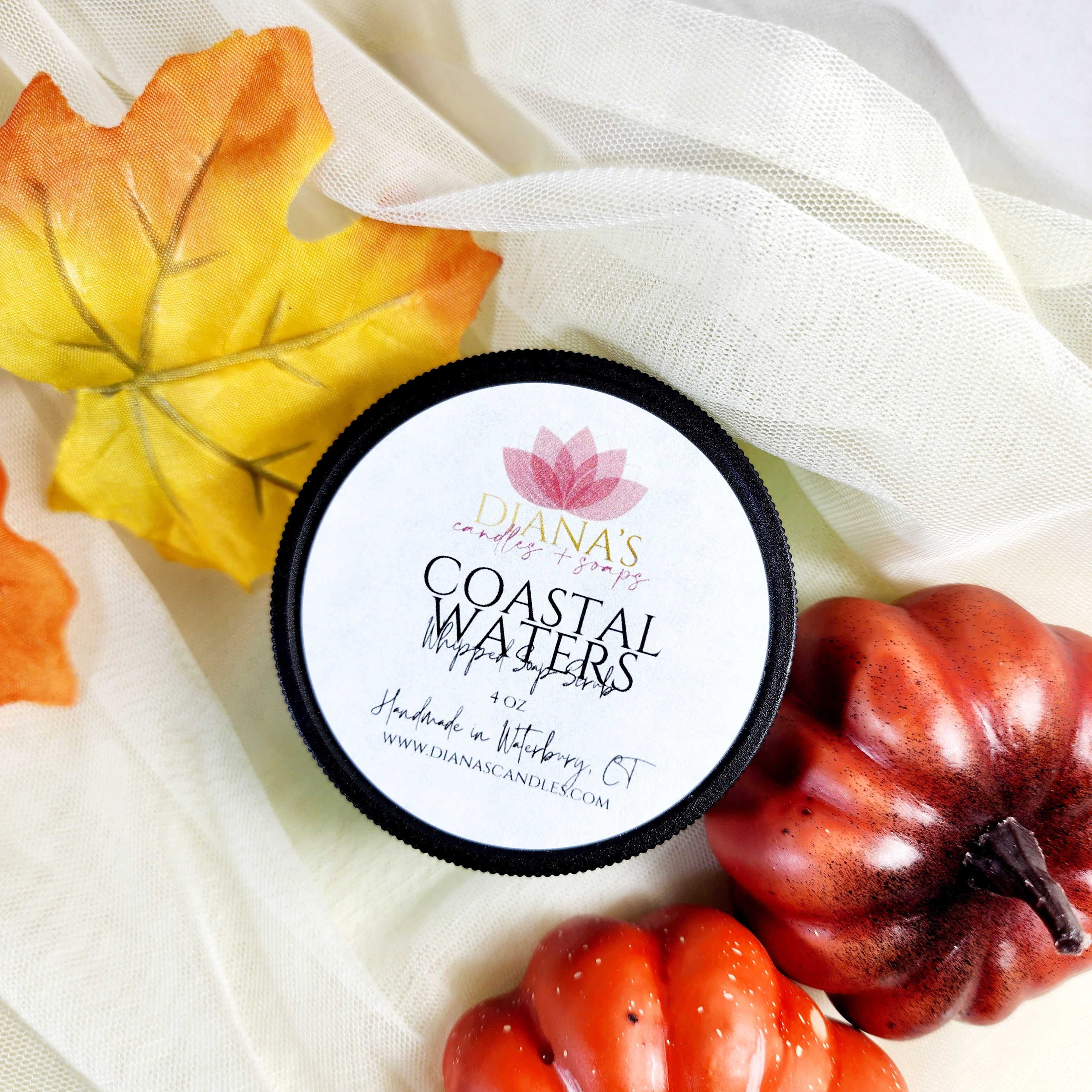 Coastal Waters Whipped Soap Scrub Diana's Candles and Soaps