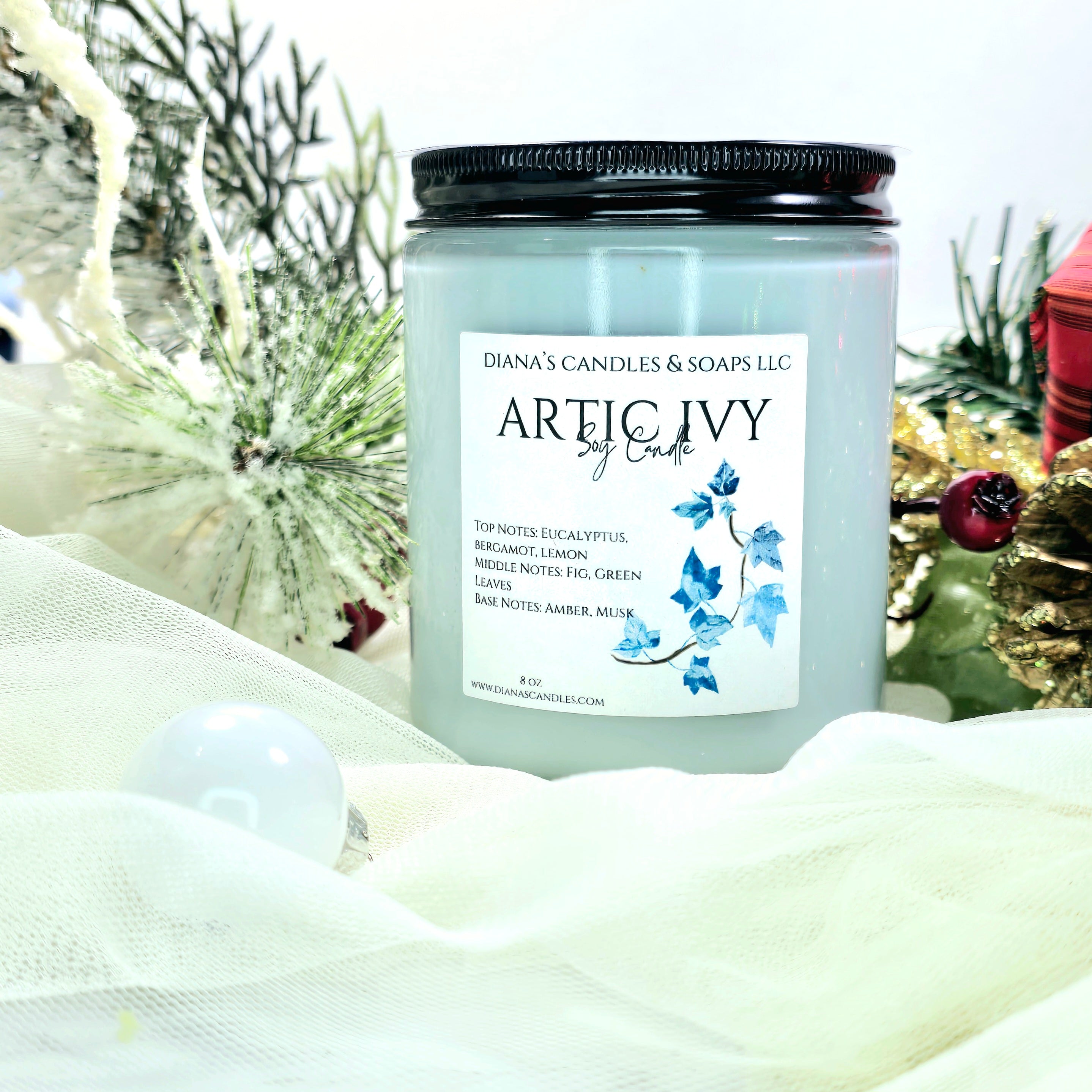 Arctic Ivy Candle Diana's Candles and Soaps
