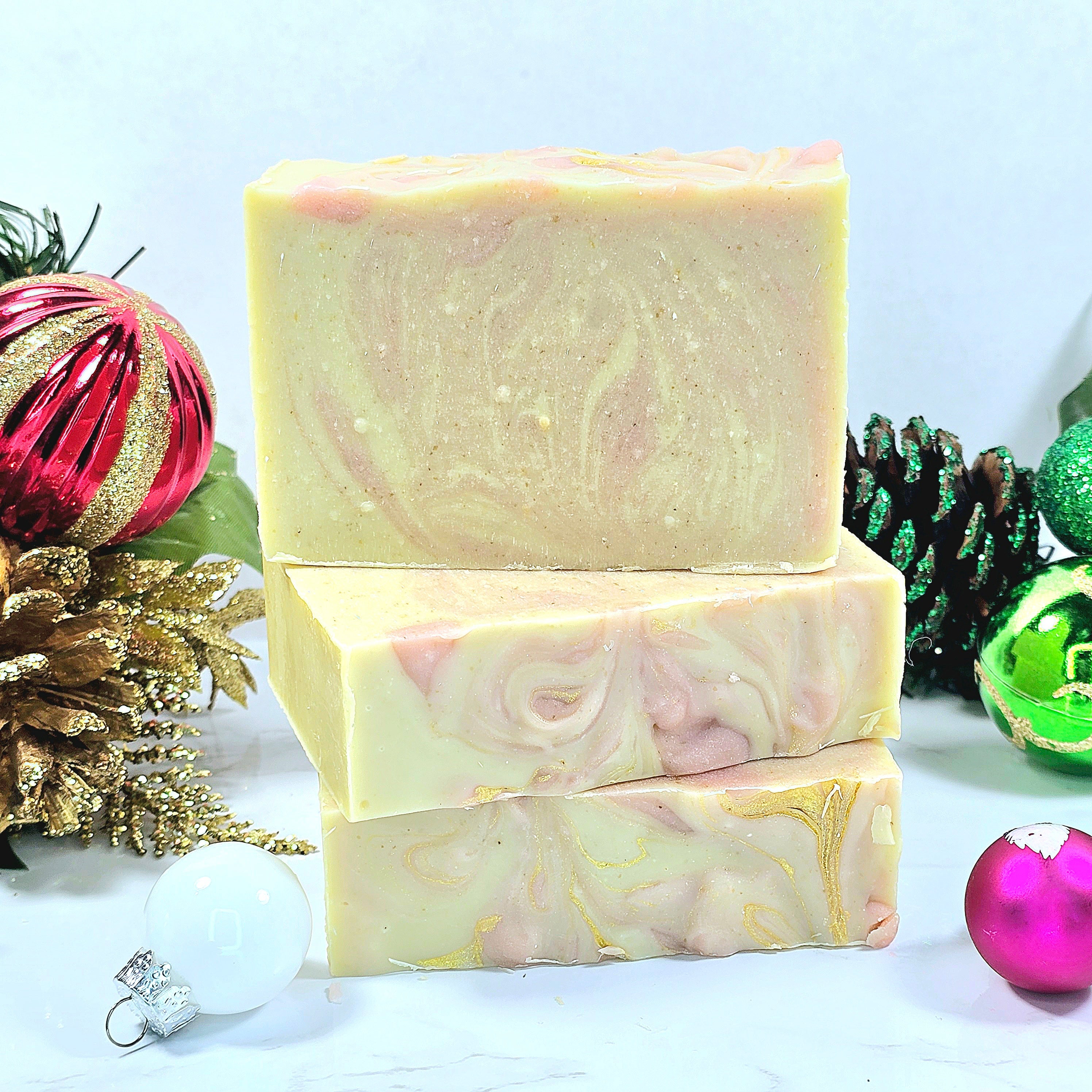 Champagne Toast Holiday Soap Bar Diana's Candles and Soaps