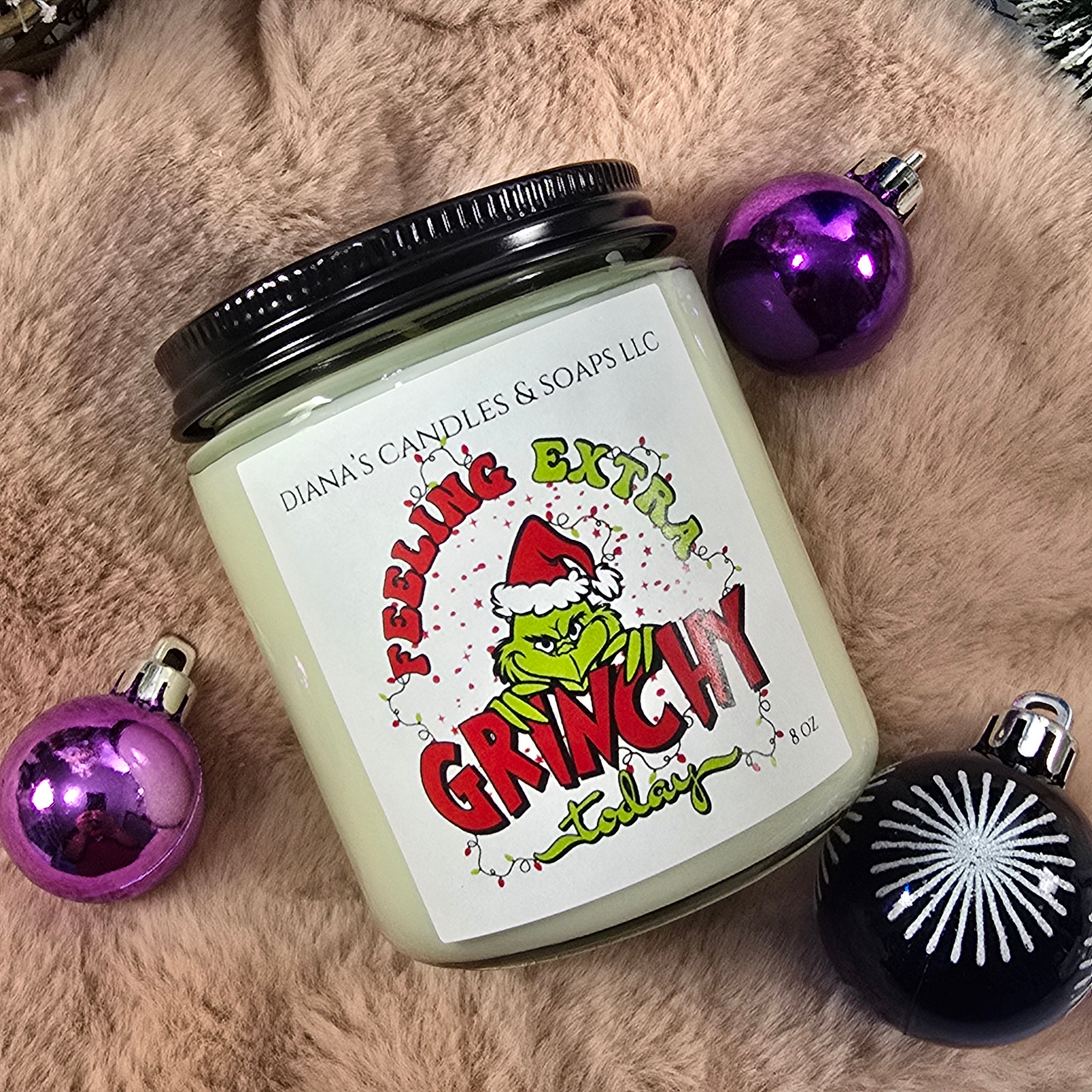 Feeling Extra Grinchy Today Candle Diana's Candles and Soaps