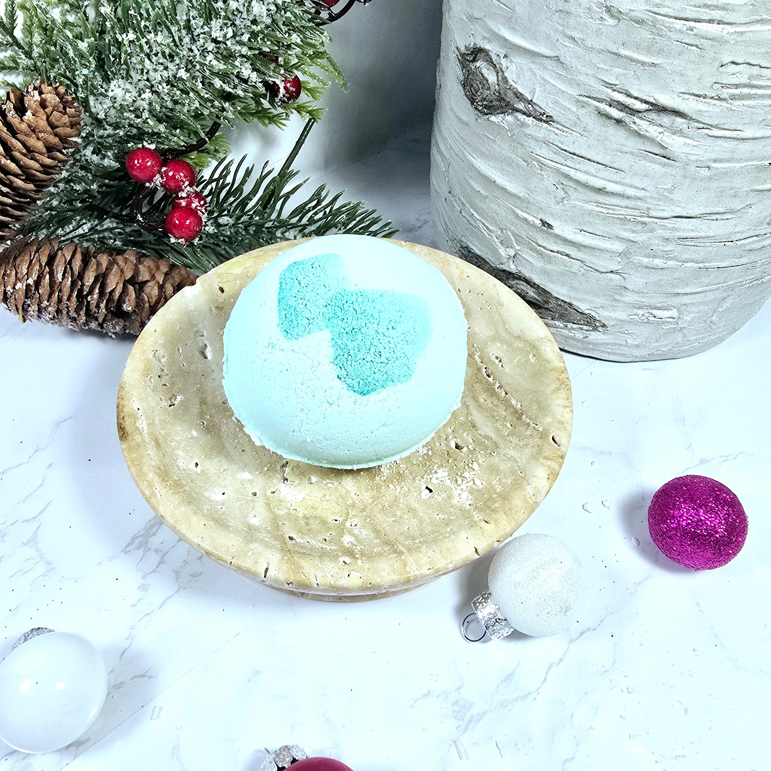 Sparkling Mint Bath Bomb Diana's Candles and Soaps