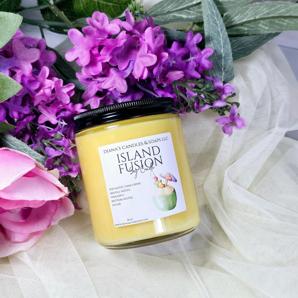 Island Fusion Candle Diana's Candles and Soaps