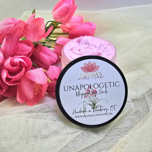 Unapologetic Whipped Soap Scrub Diana's Candles and Soaps