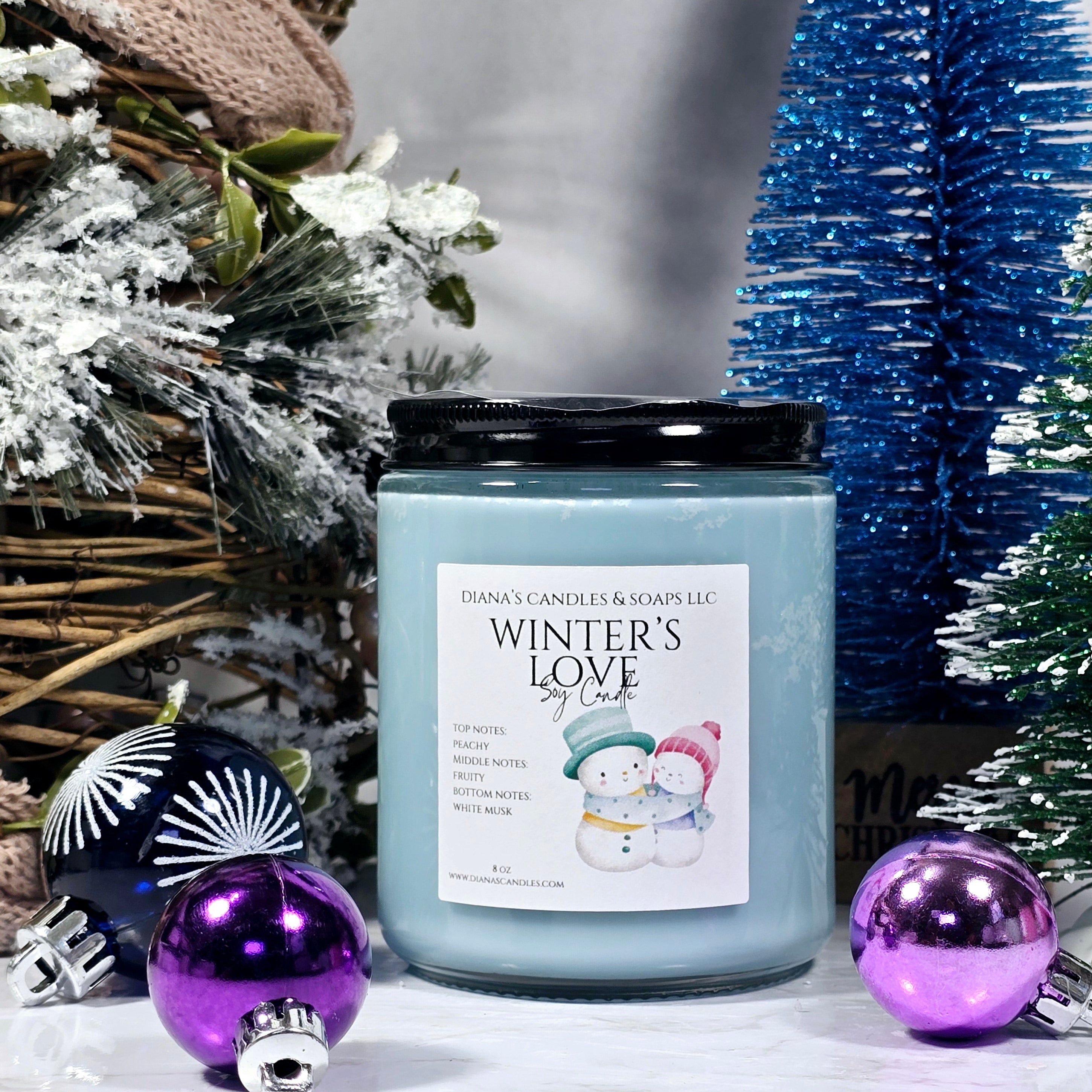 Winter's Love Candle Diana's Candles and Soaps