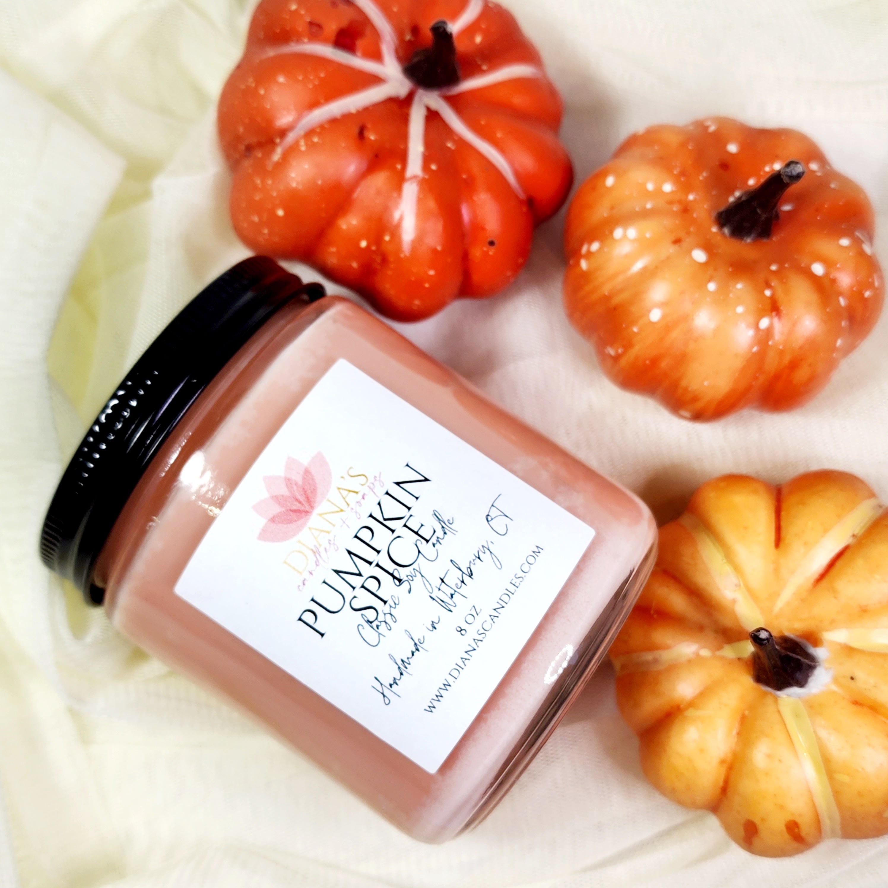 Pumpkin Spice Jar Candle Diana's Candles and Soaps 