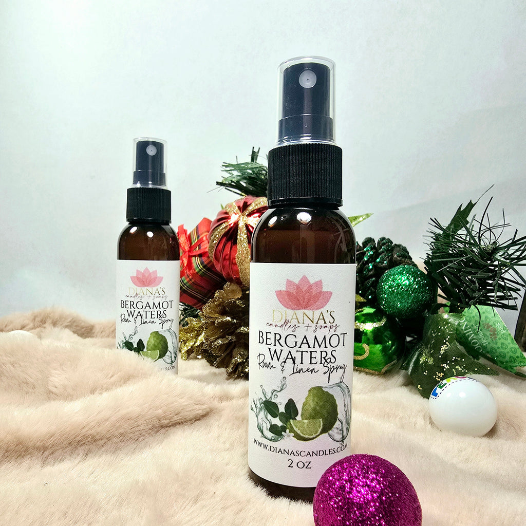 Bergamot Waters Room Spray Diana's Candles and Soaps