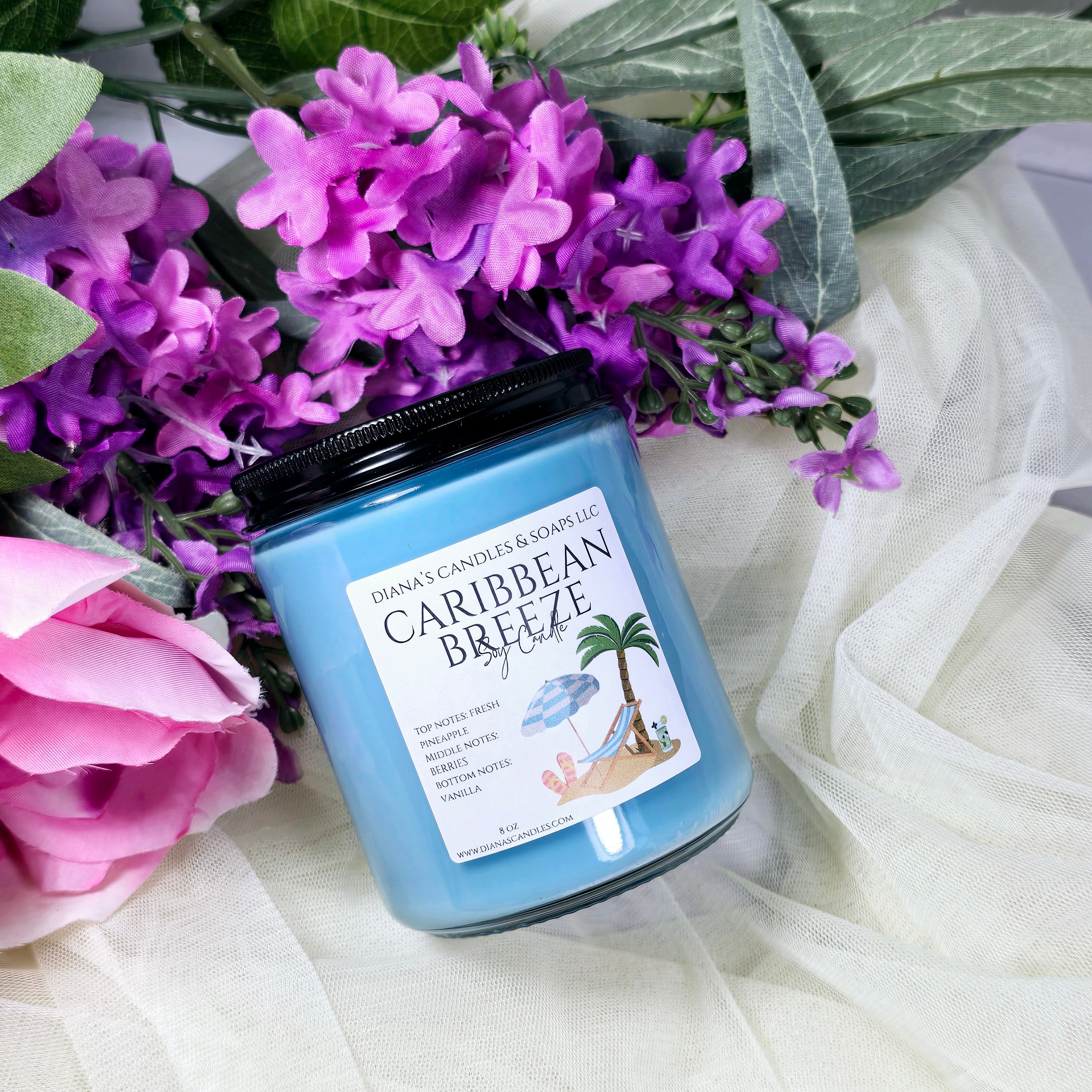 Caribbean Breeze Candle Diana's Candles and Soaps