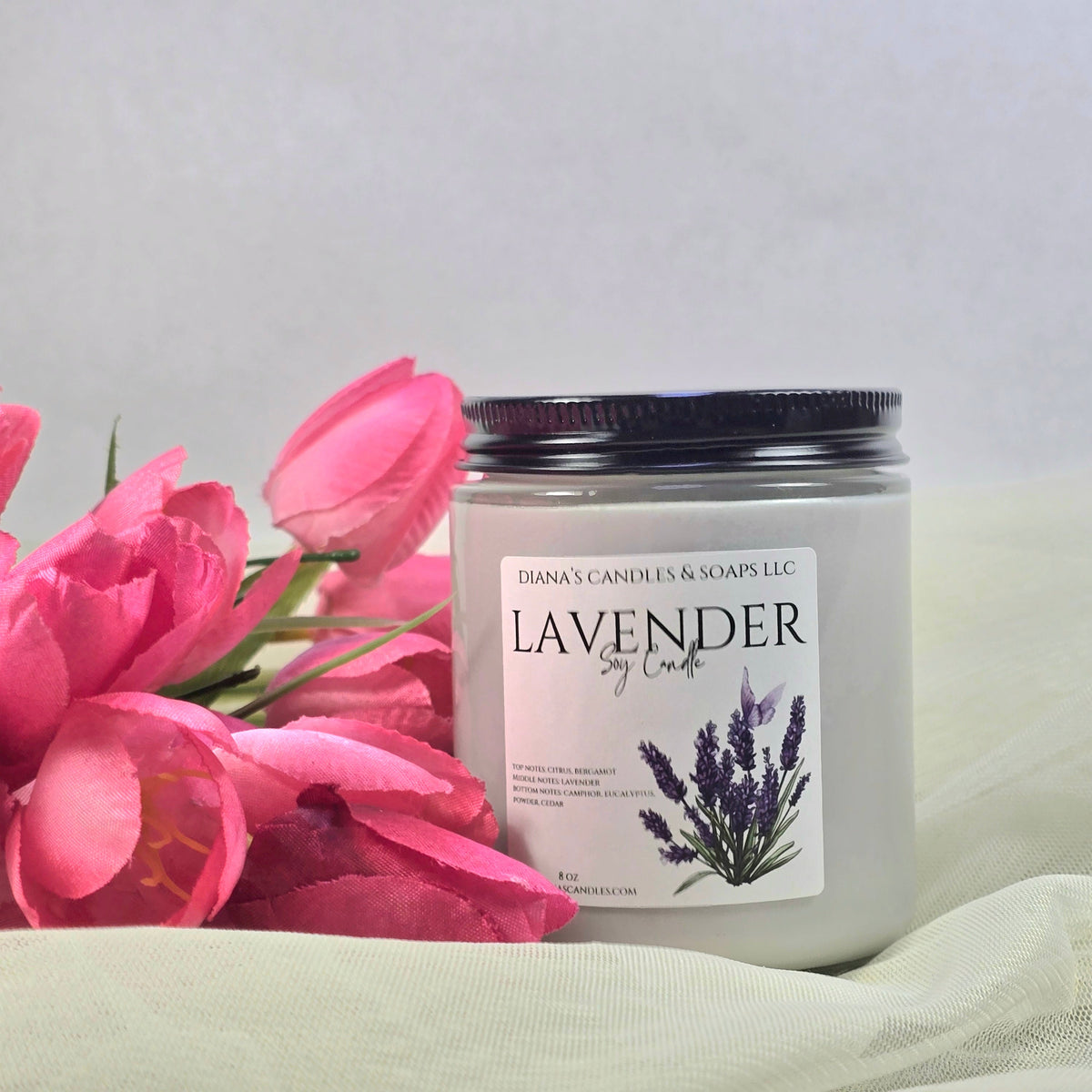 Lavender Candle Diana's Candles and Soaps