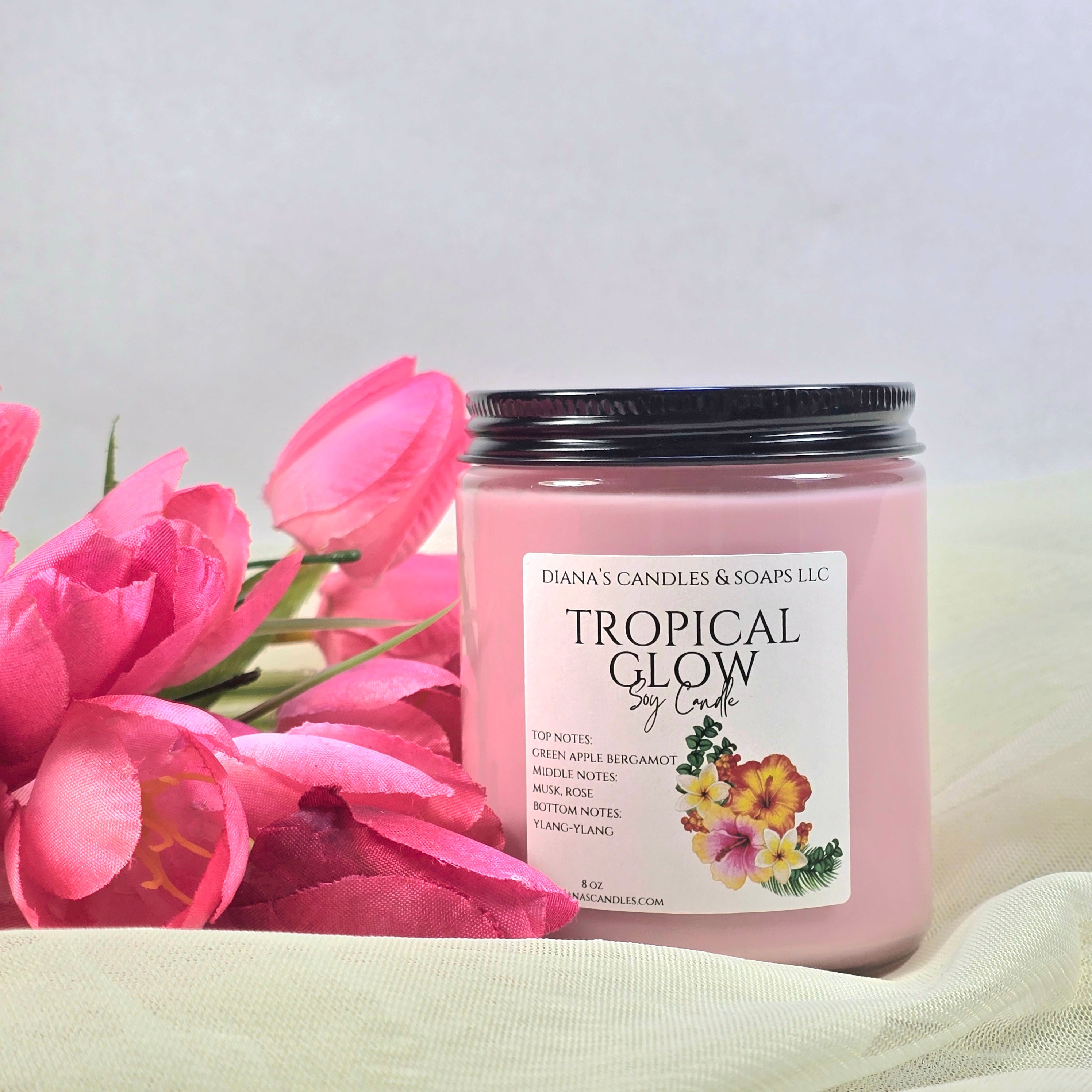 Tropical Glow Candle Diana's Candles and Soaps