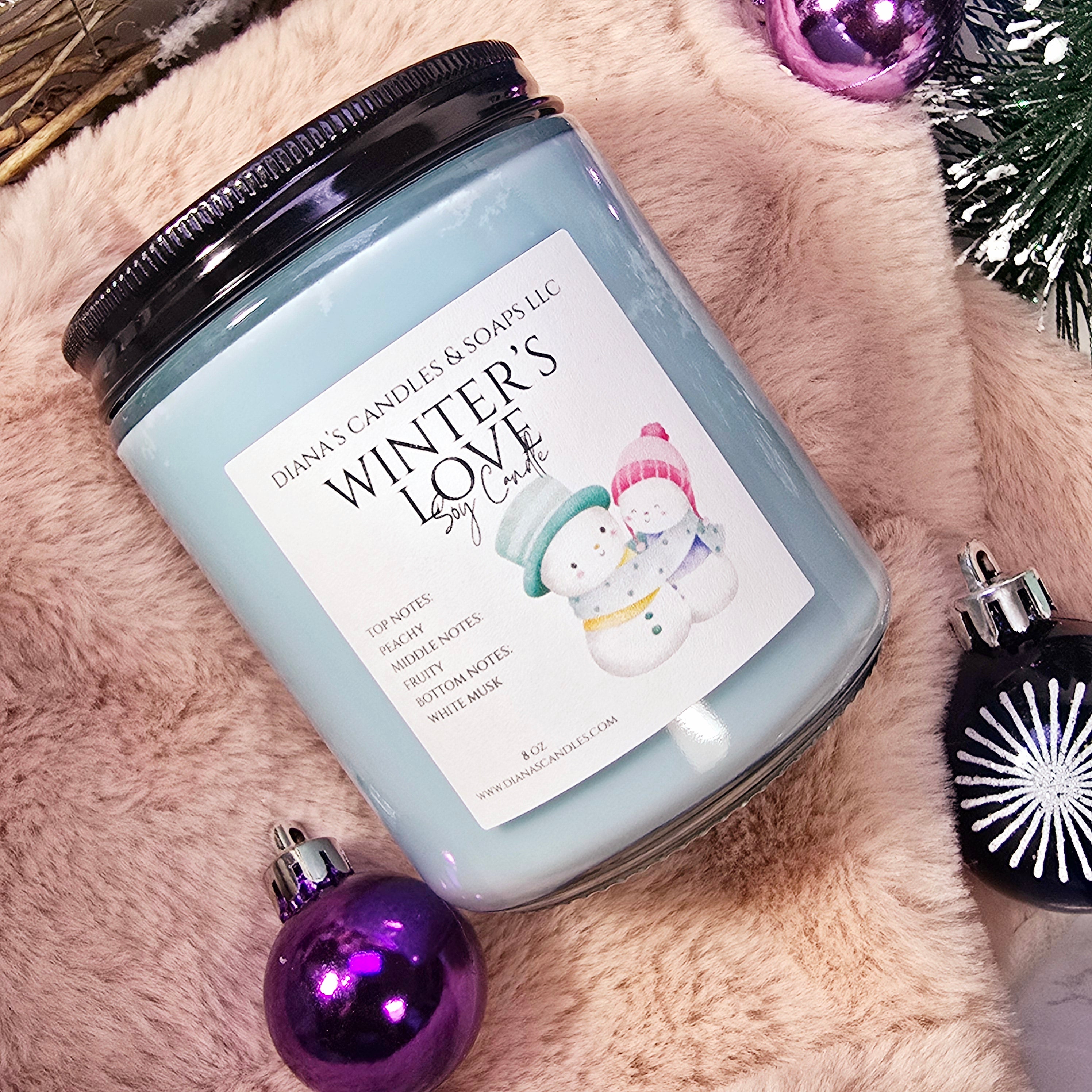 Winter's Love Candle Diana's Candles and Soaps