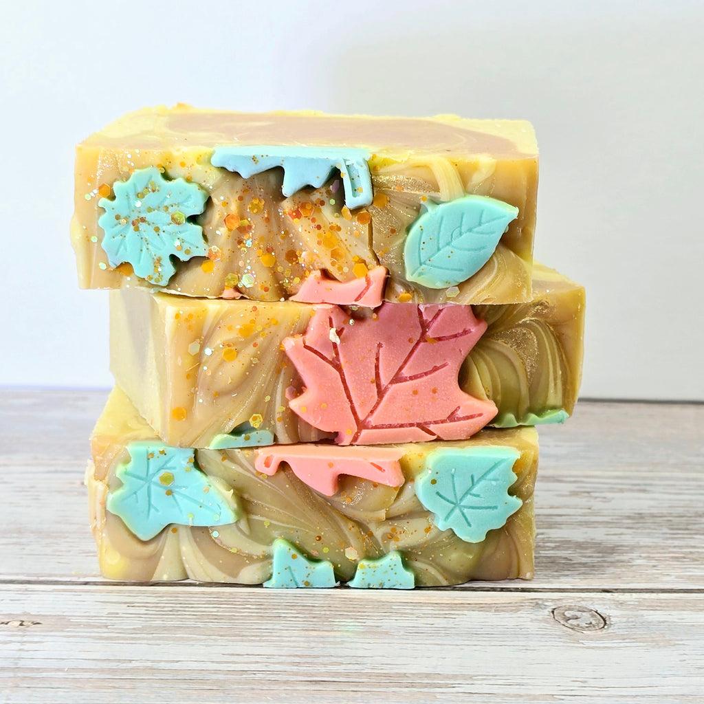 Autumn Sunrise Soap Bar with citrus bergamot and grapefruit scent