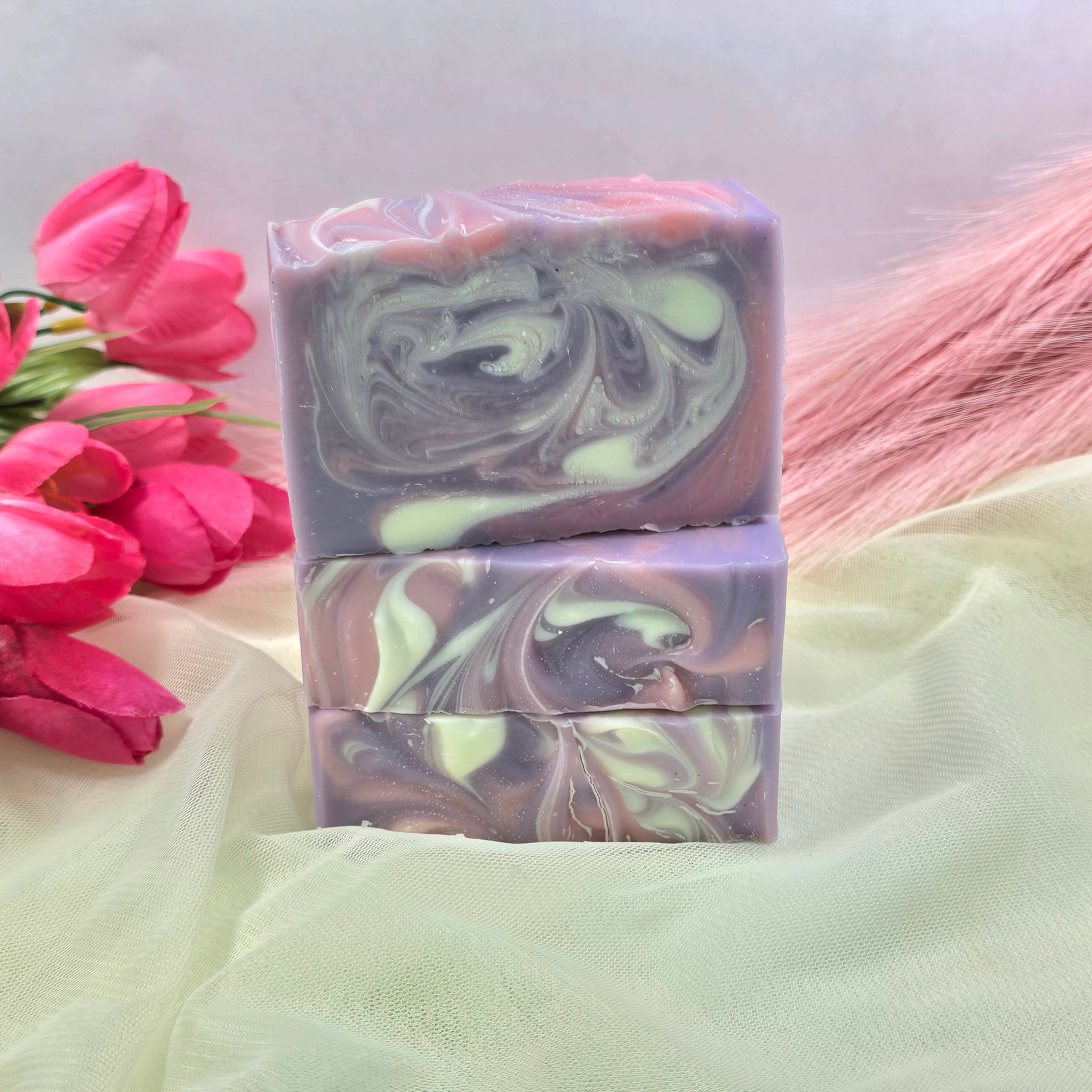 Lavender Rose Soap Bar Diana's Candles and Soaps