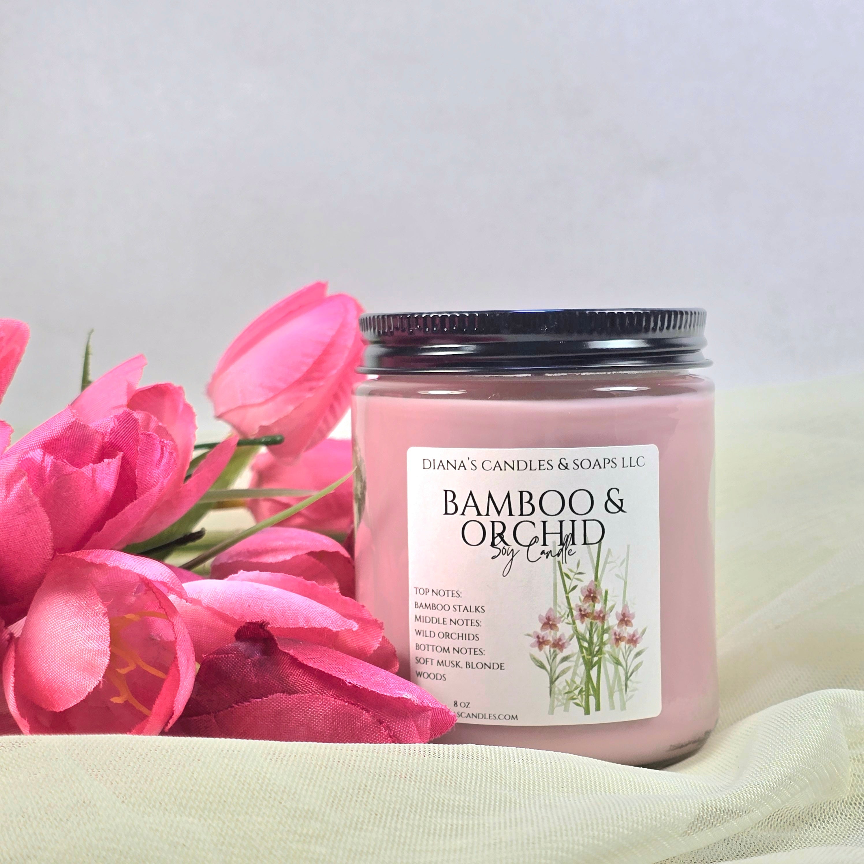 Bamboo & Orchid Candle Diana's Candles and Soaps