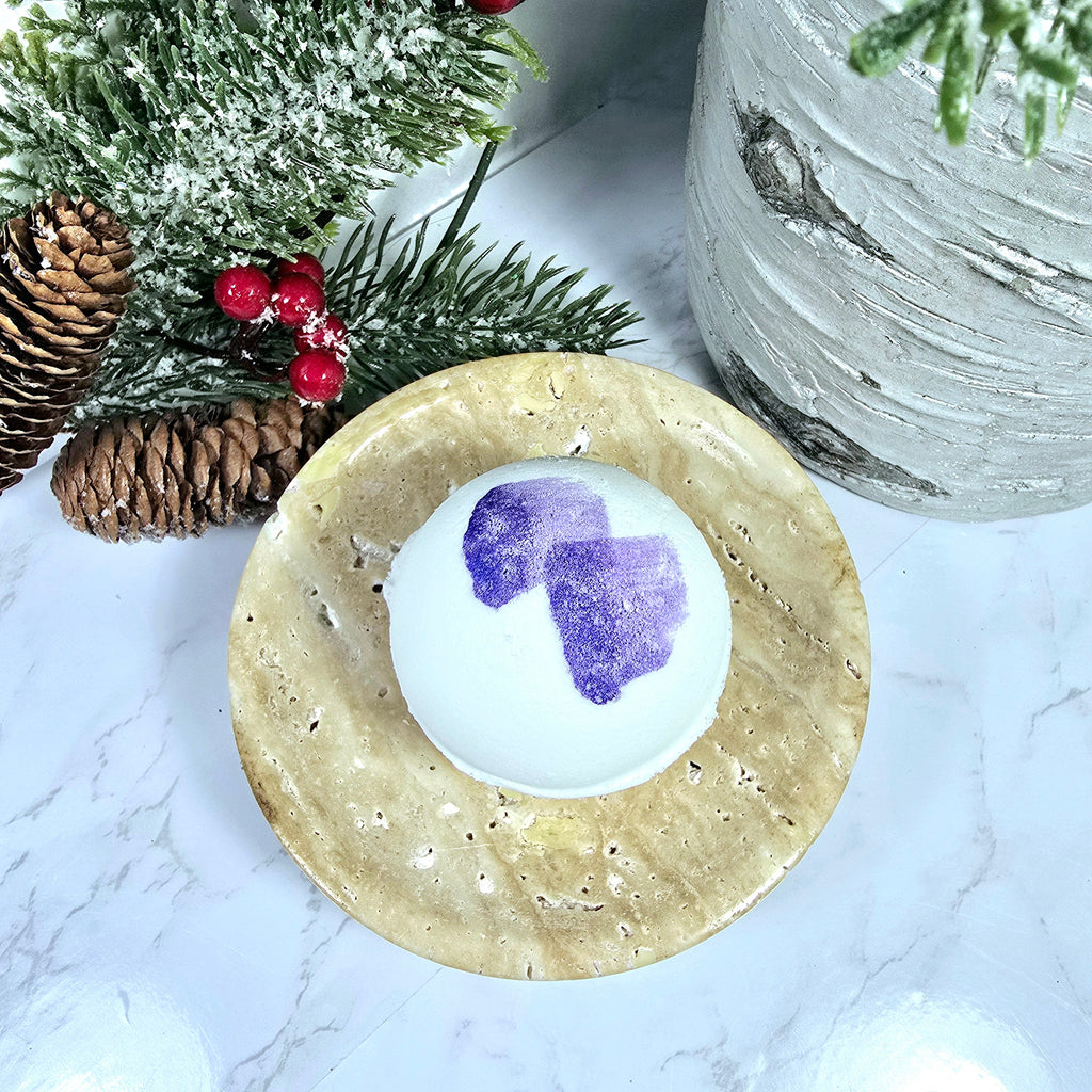 Lavender & Chamomile Bath Bombs Diana's Candles and Soaps