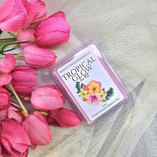 Tropical Glow Wax Melt Diana's Candles and Soaps