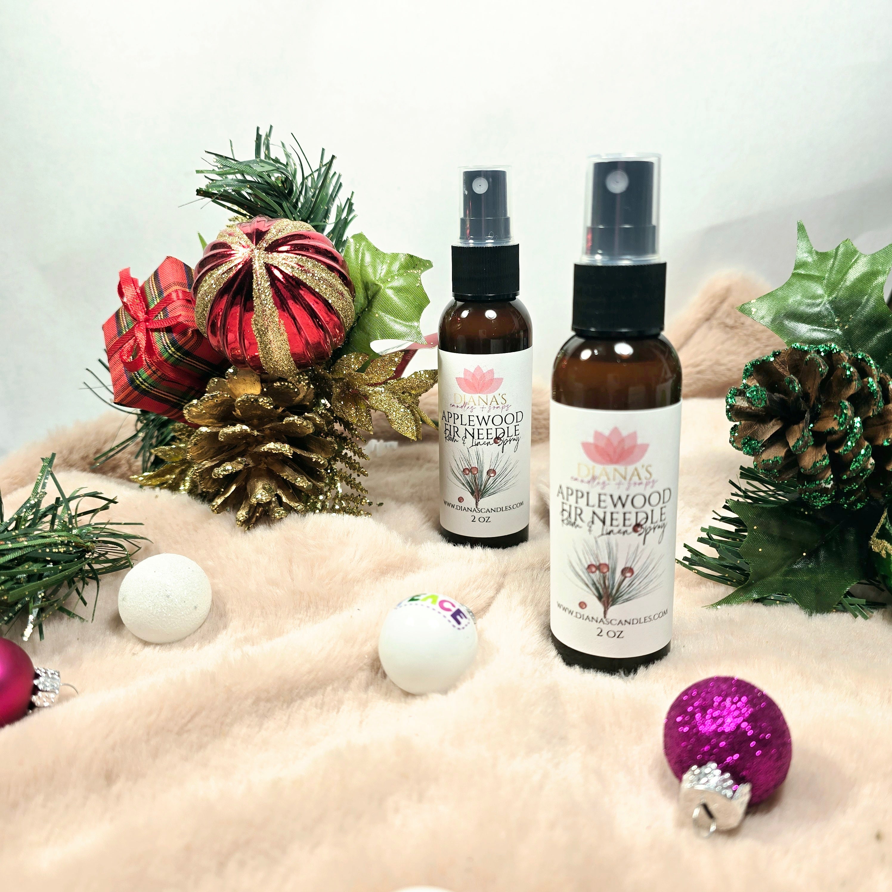 Apple Fir Needle Room Spray Diana's Candles and Soaps