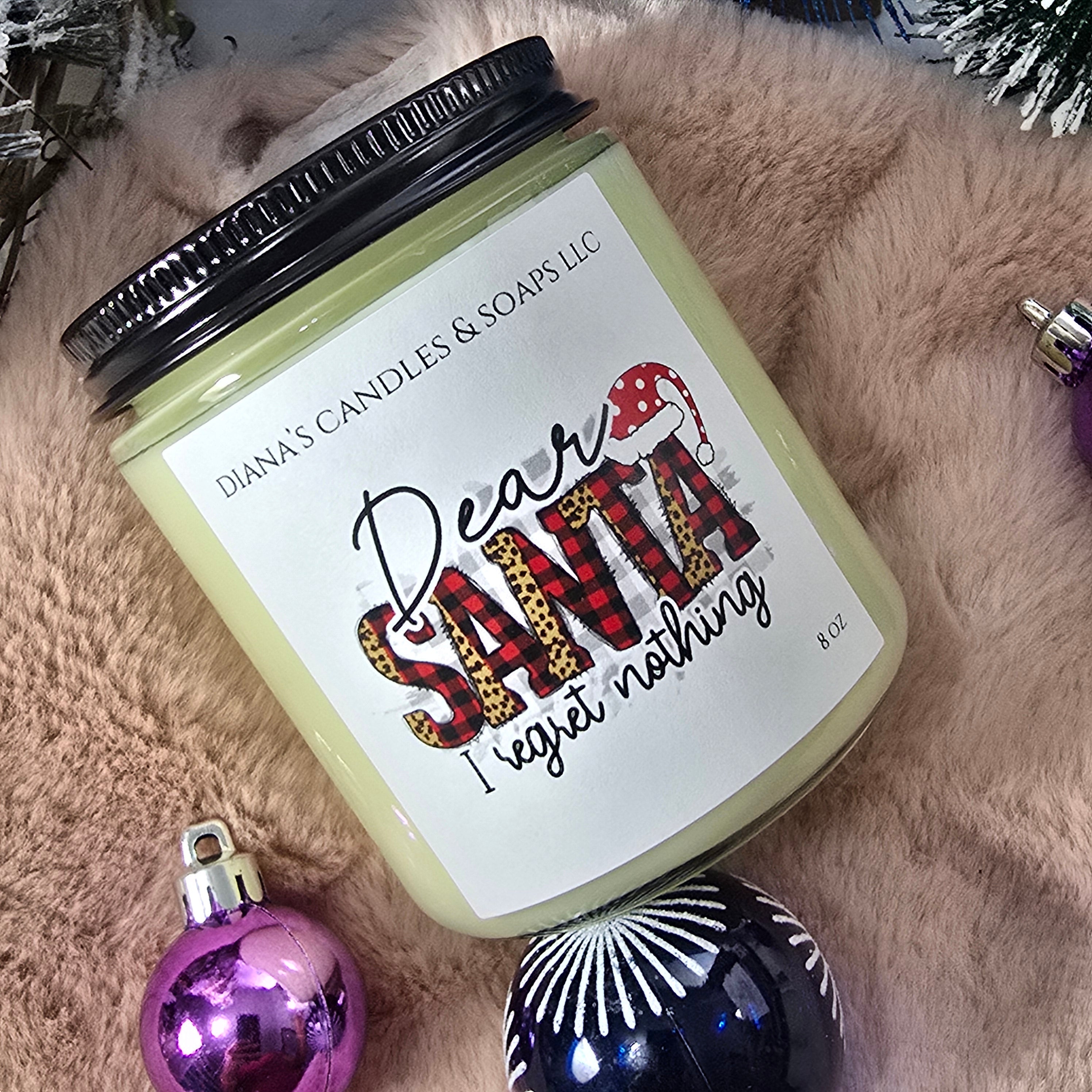 Dear Santa Candle Diana's Candles and Soaps