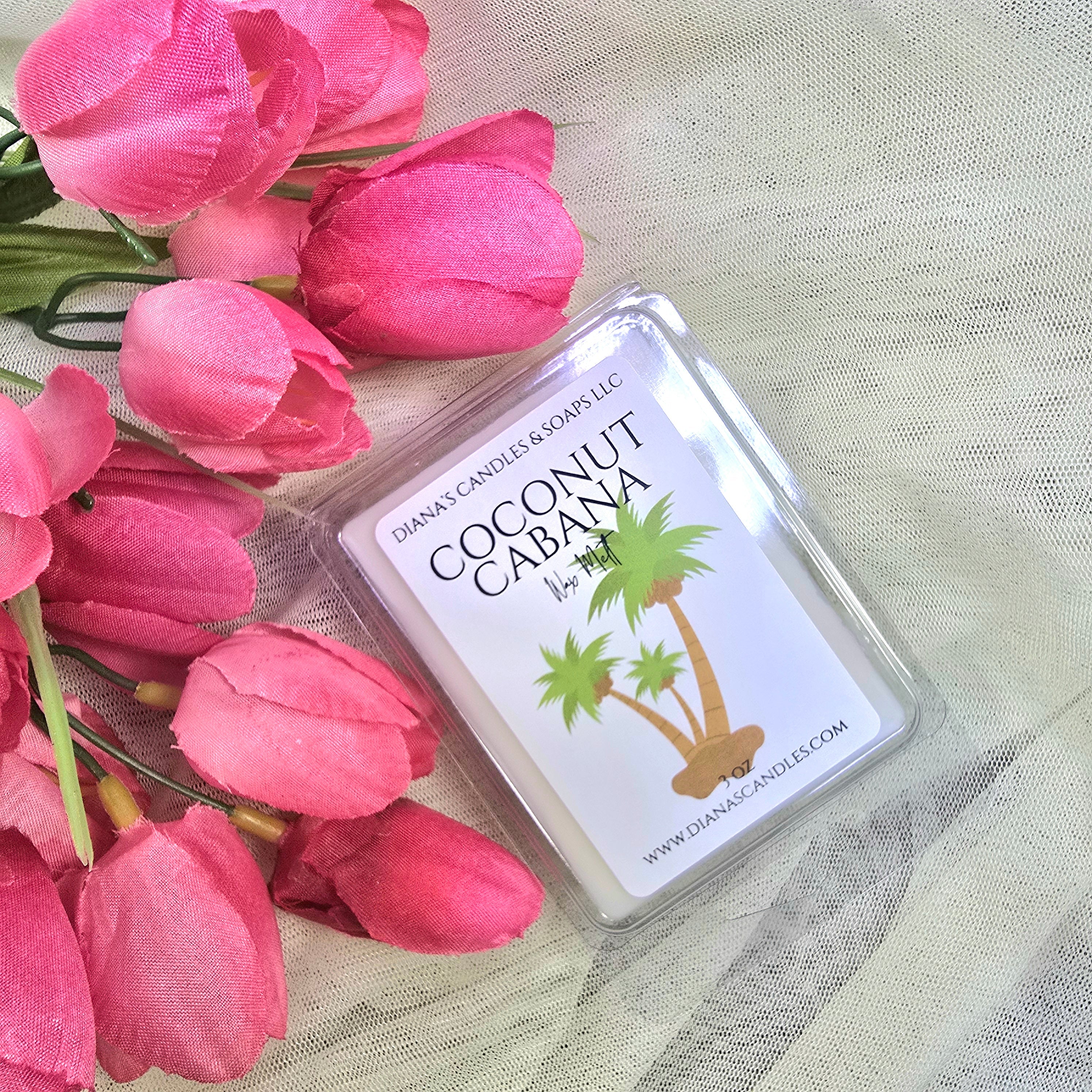 Coconut Cabana Wax Melts Diana's Candles and Soaps