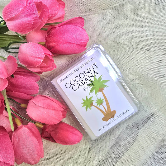 Coconut Cabana Wax Melts Diana's Candles and Soaps