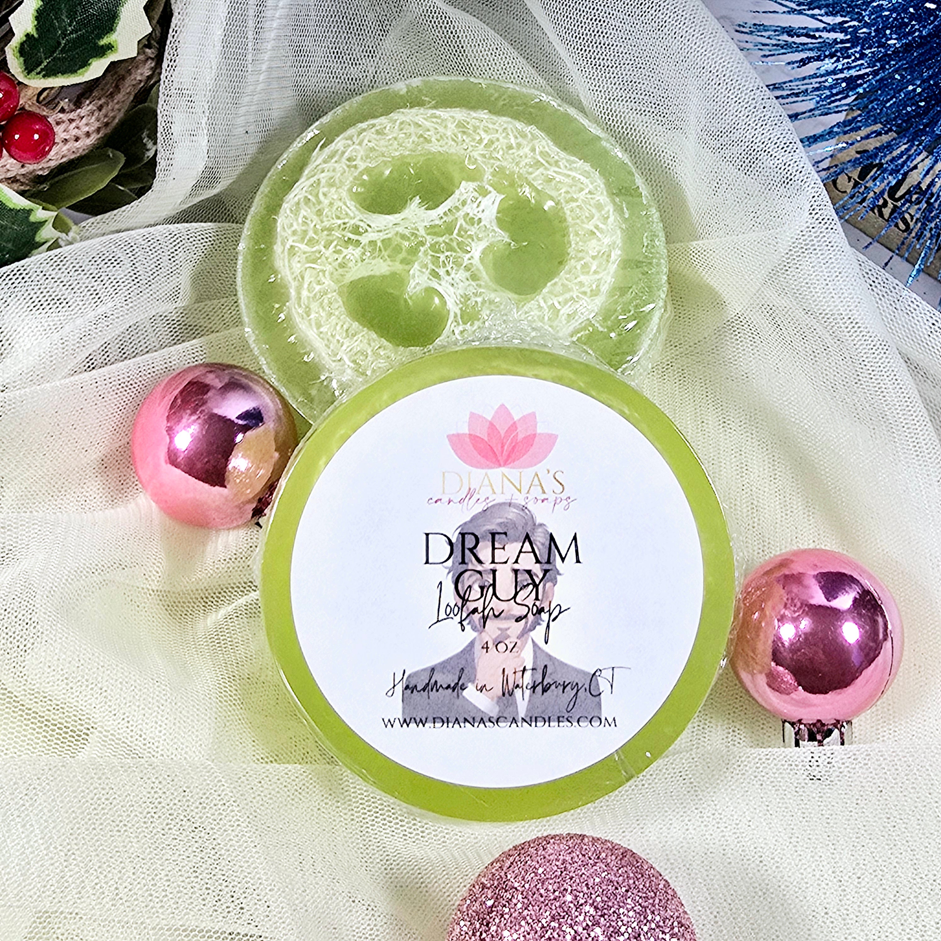 Dream Guy Loofah Soap Diana's Candles and Soaps