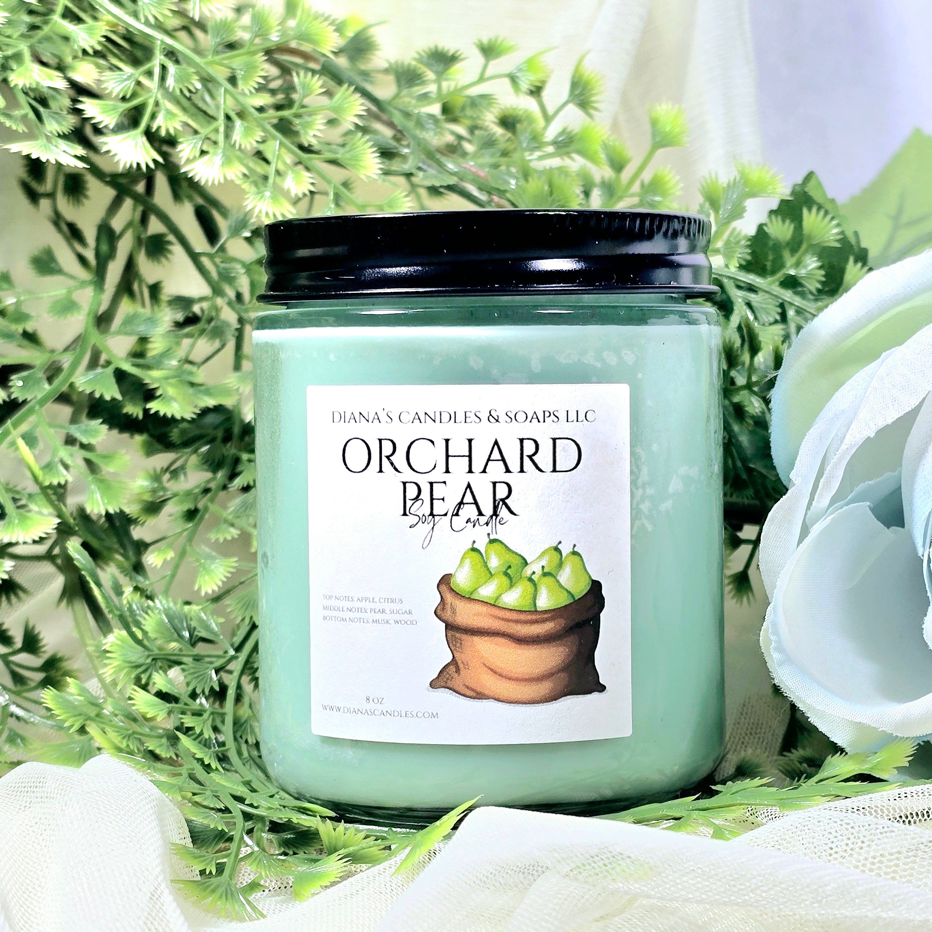 Orchard Pear Soy Candle Diana's Candles and Soaps