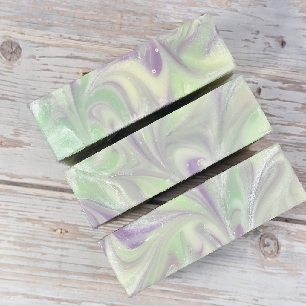 Moisturizing herbal soap bar with essential oils