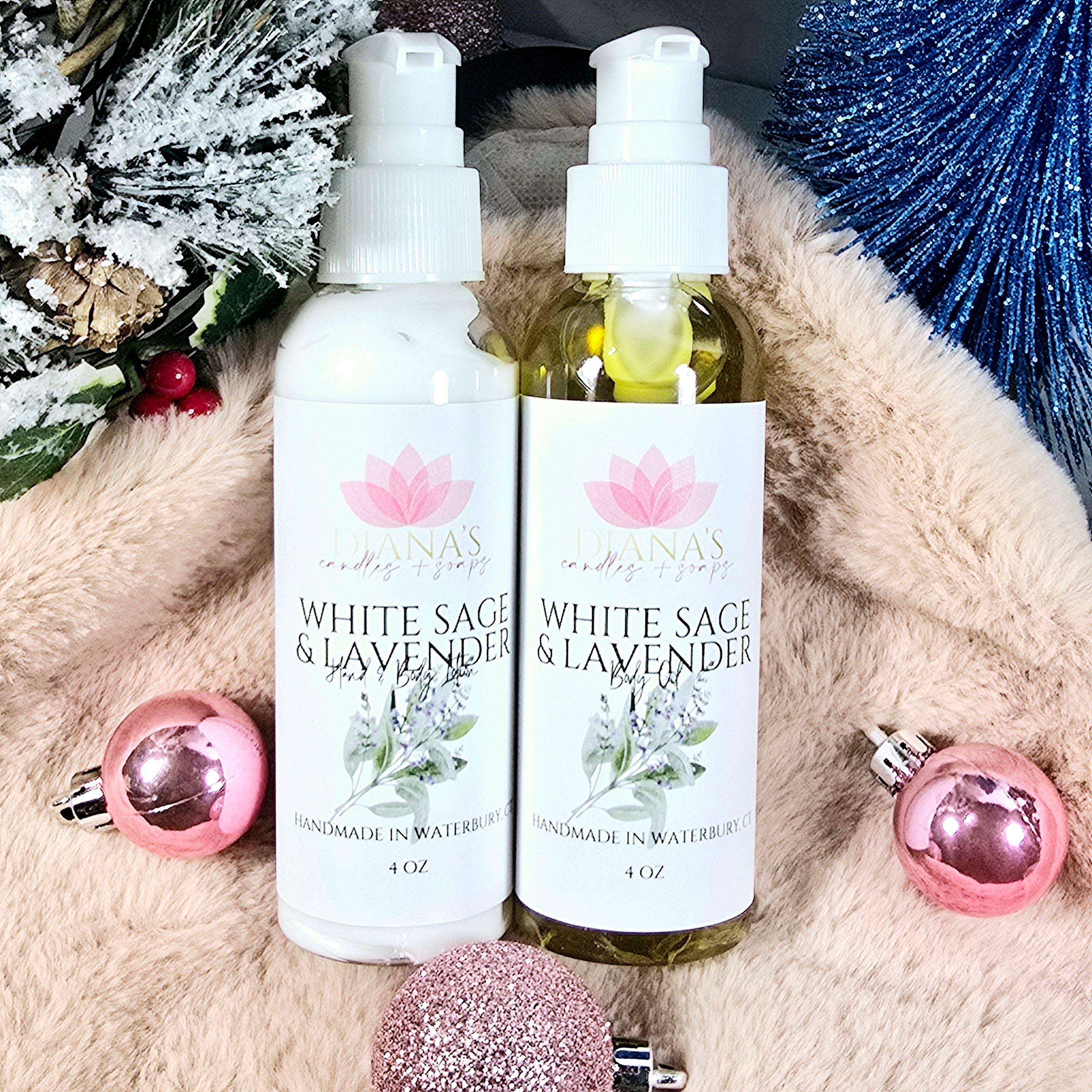 White Sage & Lavender Diana's Candles and Soaps