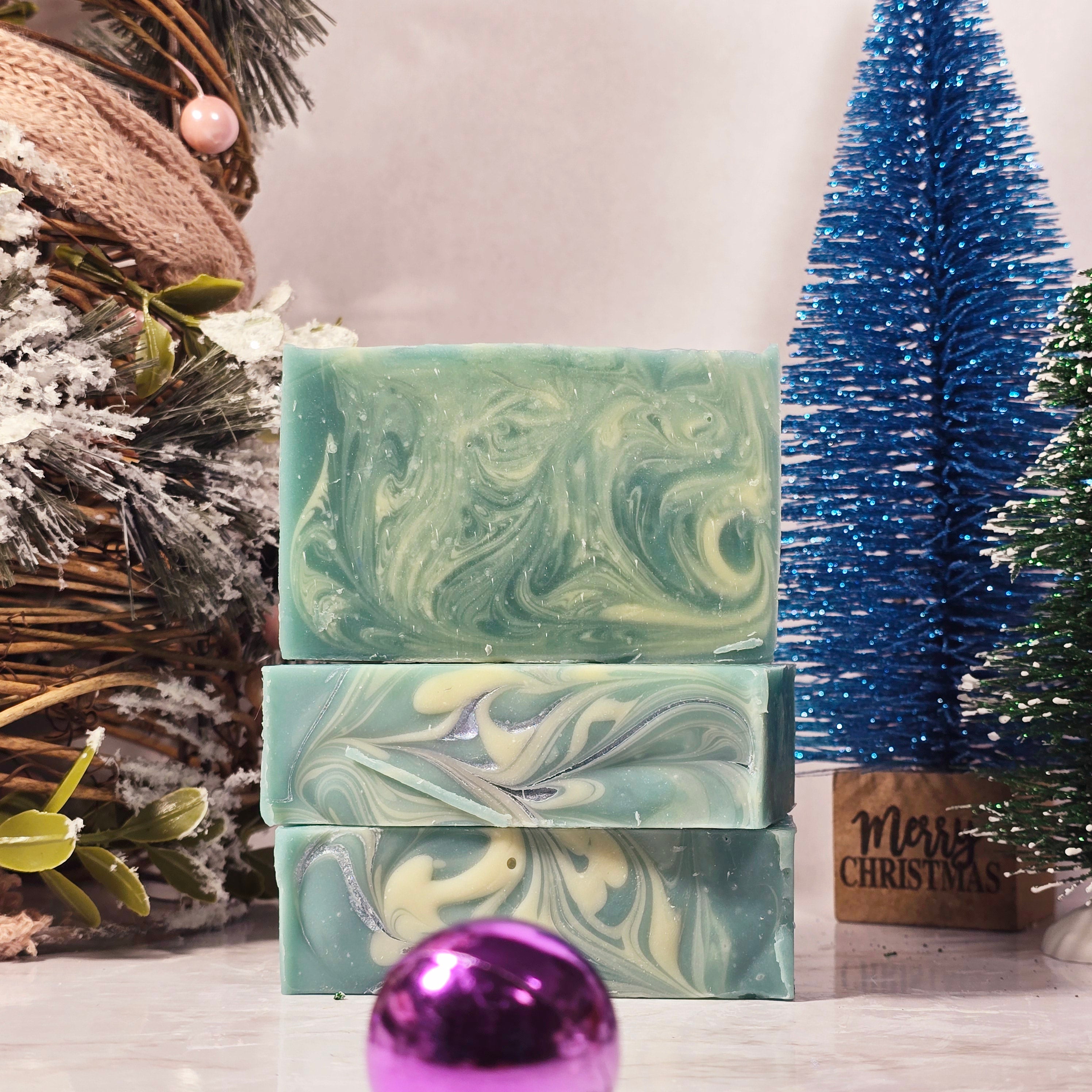 Frosted Icicles Soap Bar Diana's Candles and Soaps