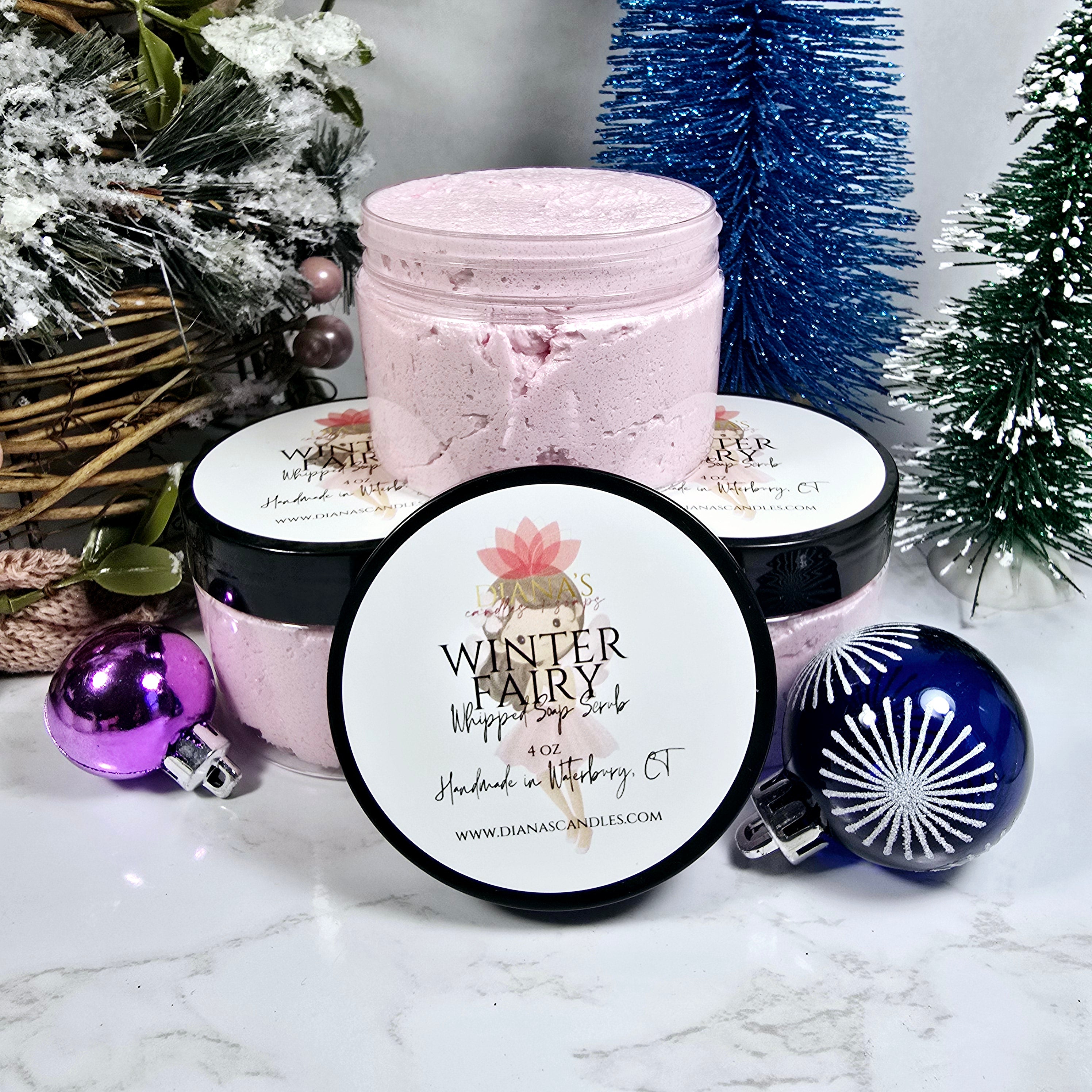 Winter Fairy Whipped Soap Scrub Diana's Candles and Soaps