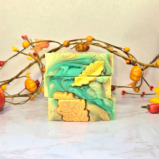 Fall Leaves Soap Bar Diana's Candles and Soaps