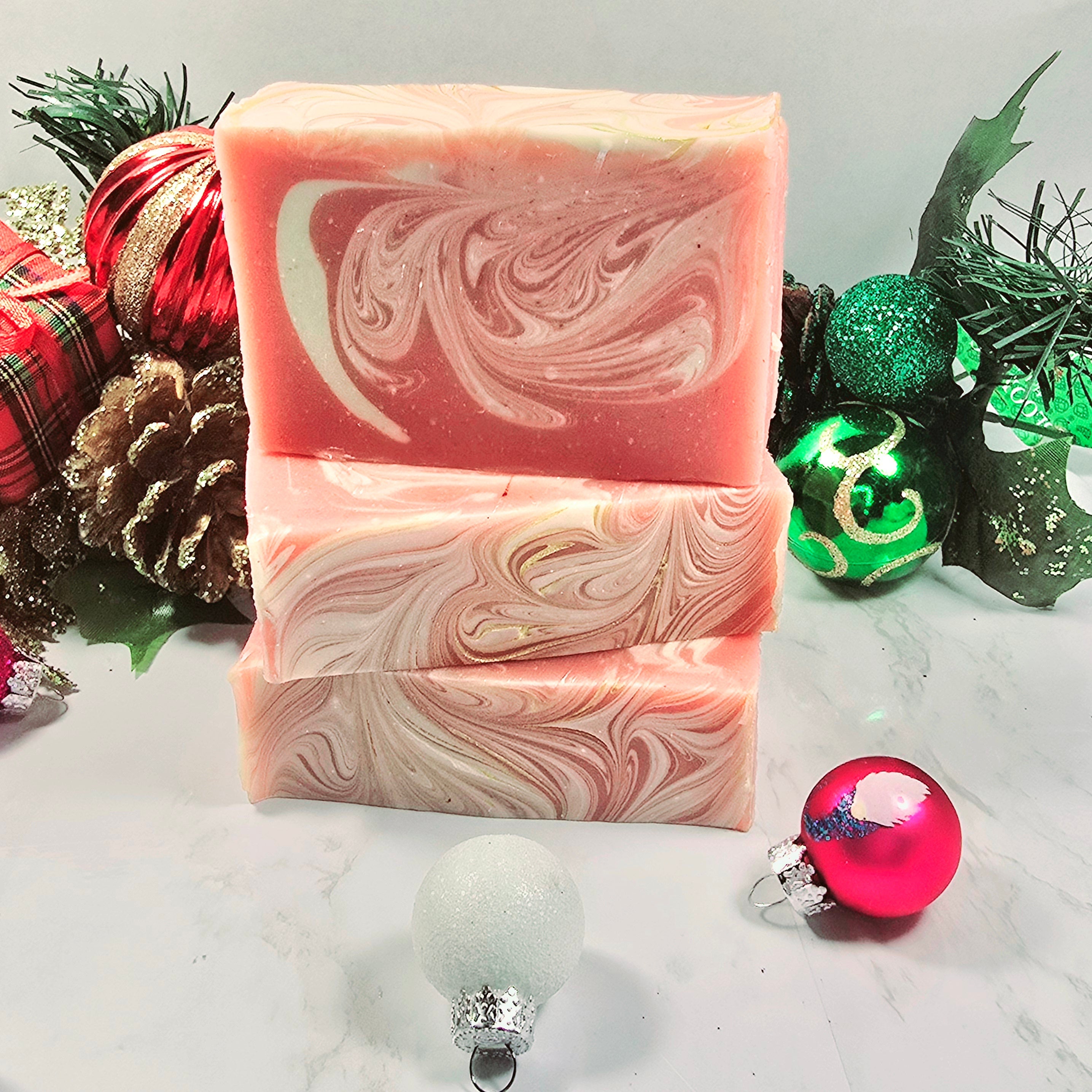 Pomegranate Cider Holiday Soap Bar Diana's Candles and Soaps
