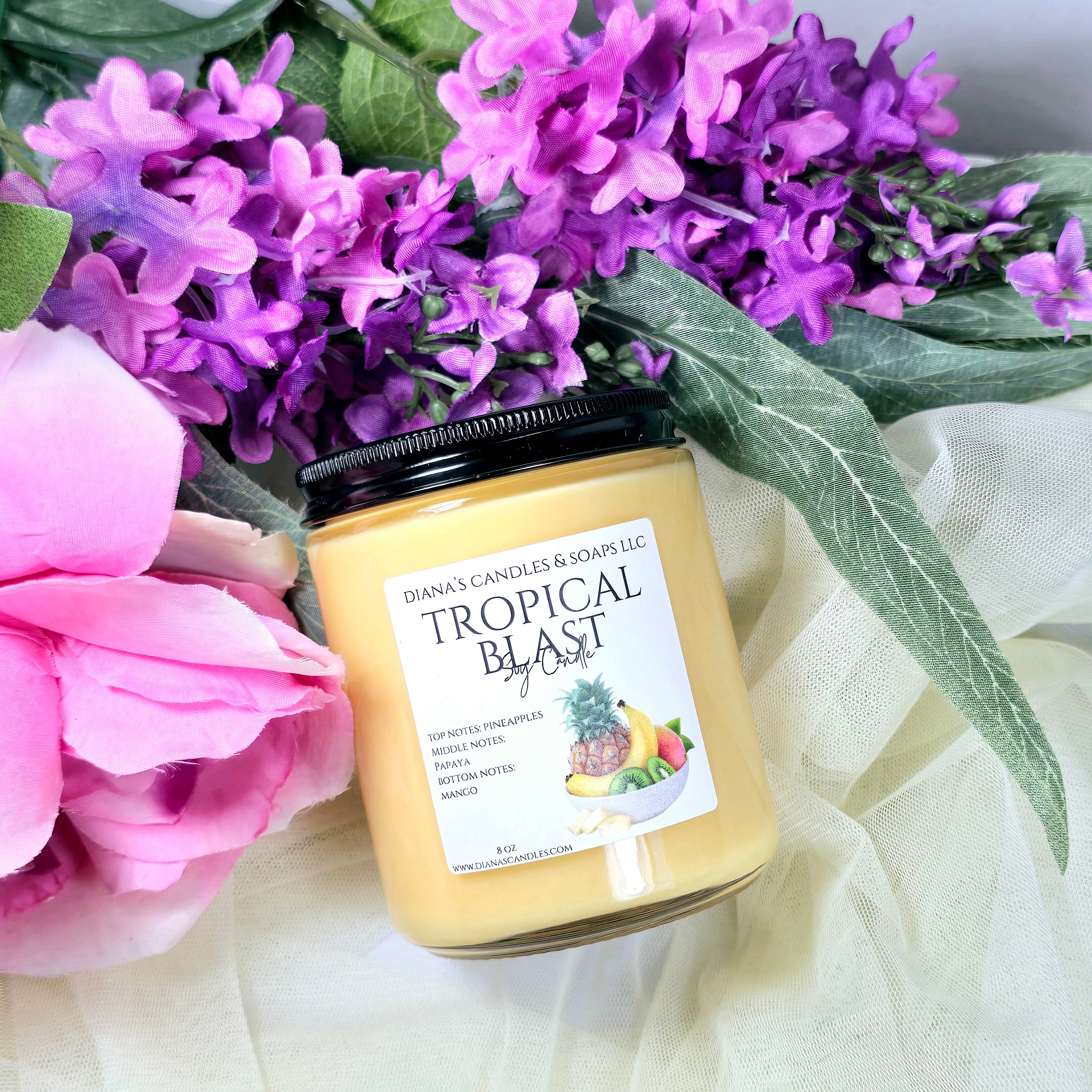 Tropical Blast Candle Diana's Candles and Soaps