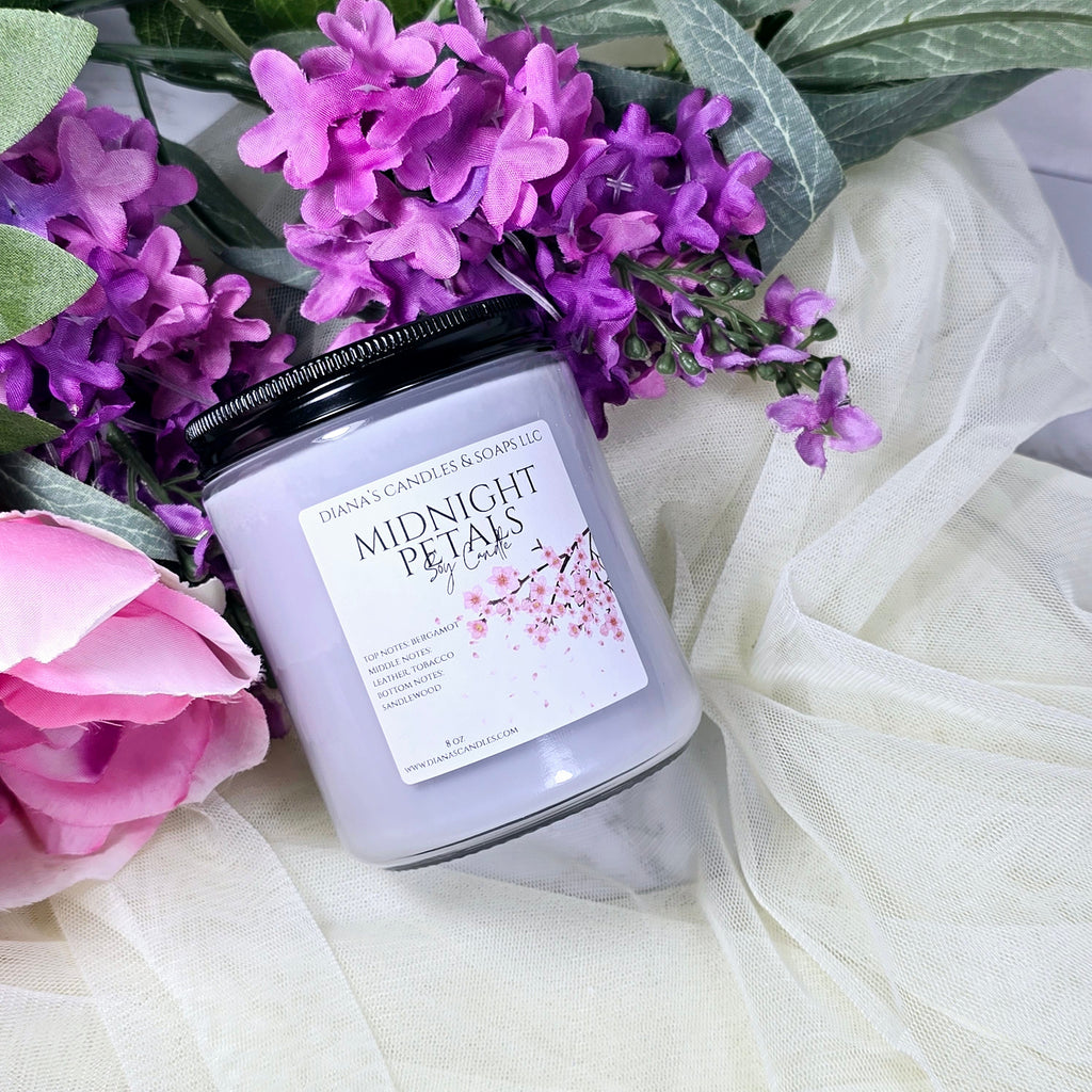 Midnight Petals Candle Diana's Candles and Soaps
