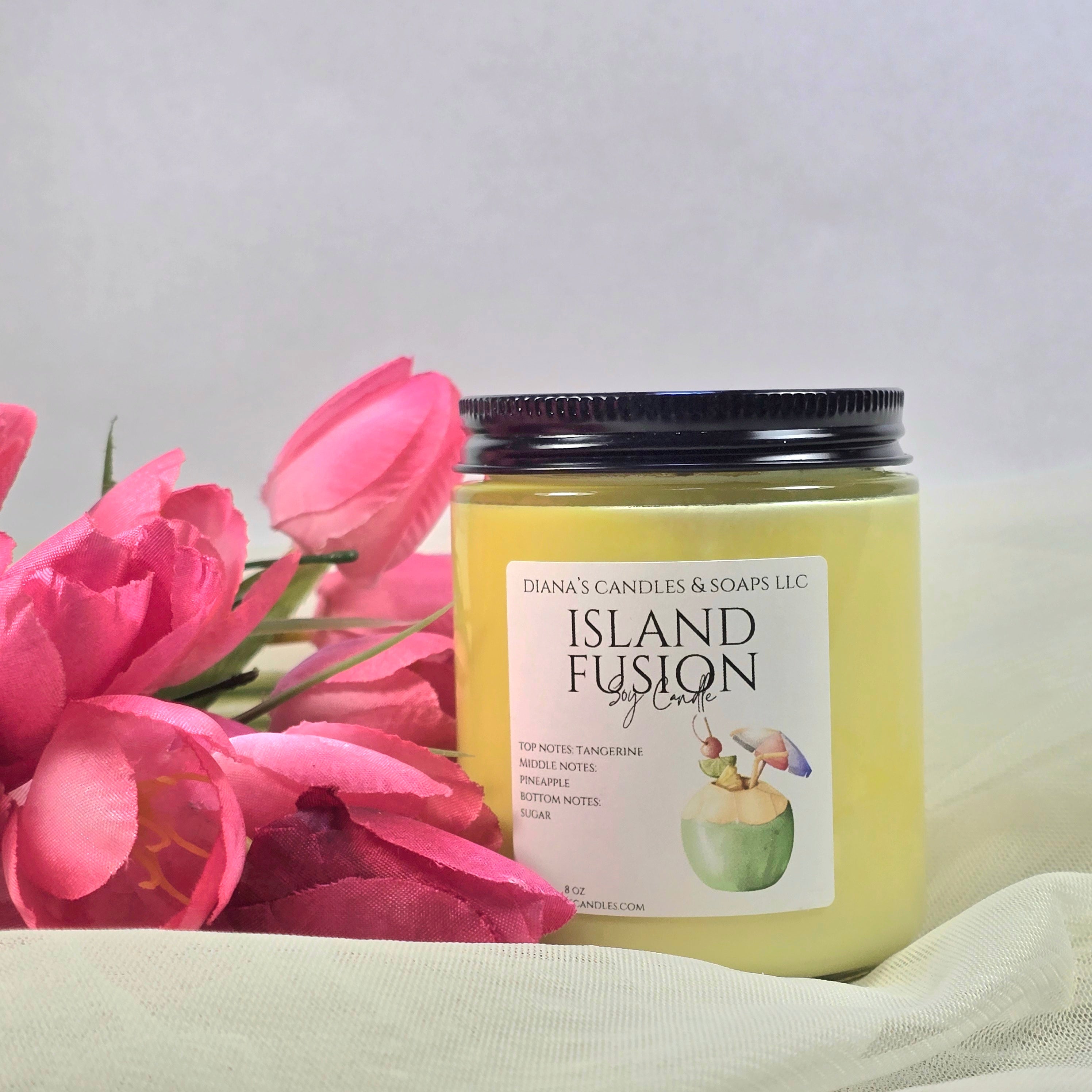 Island Fusion Candle Diana's Candles and Soaps