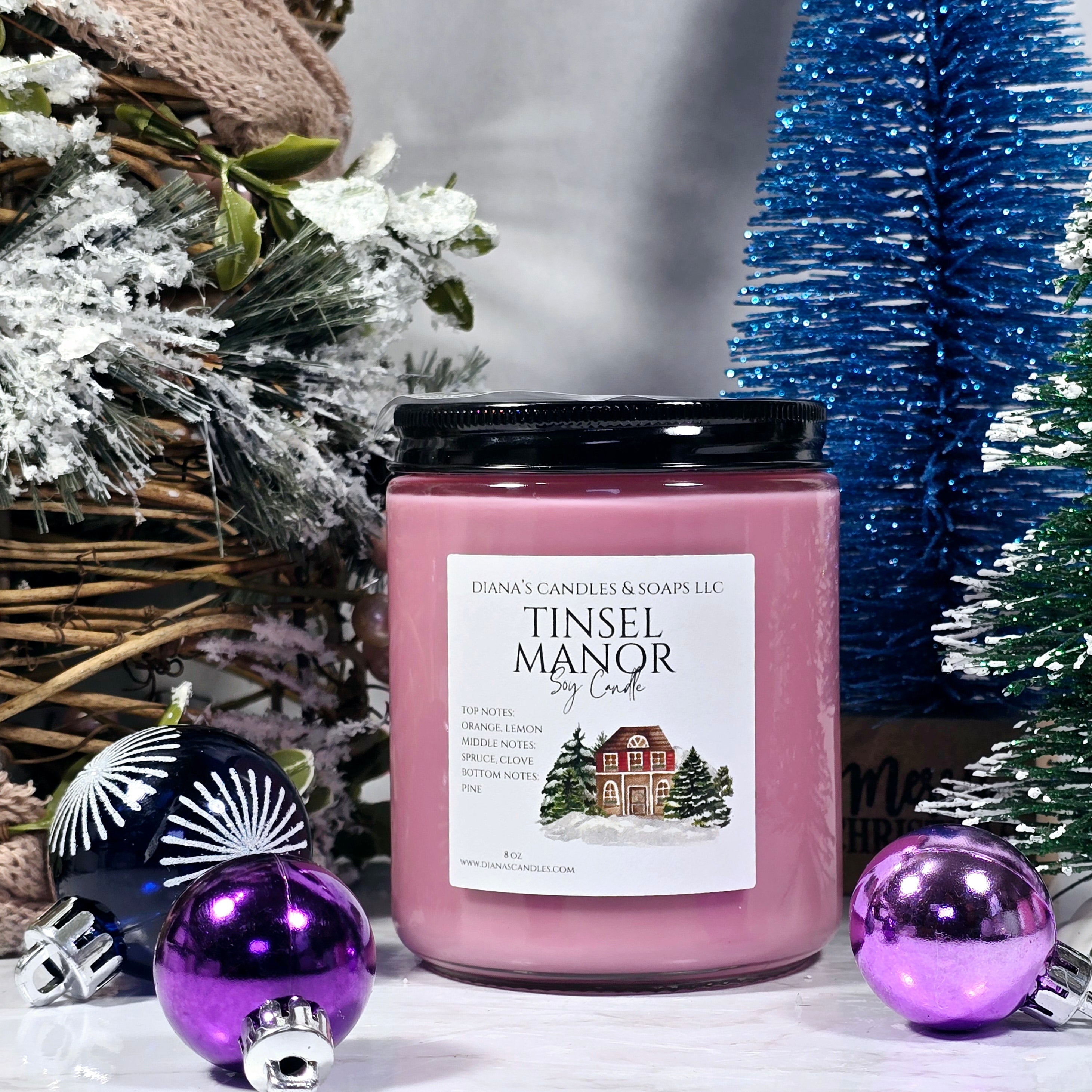 Tinsel Manor Candle Diana's Candles and Soaps