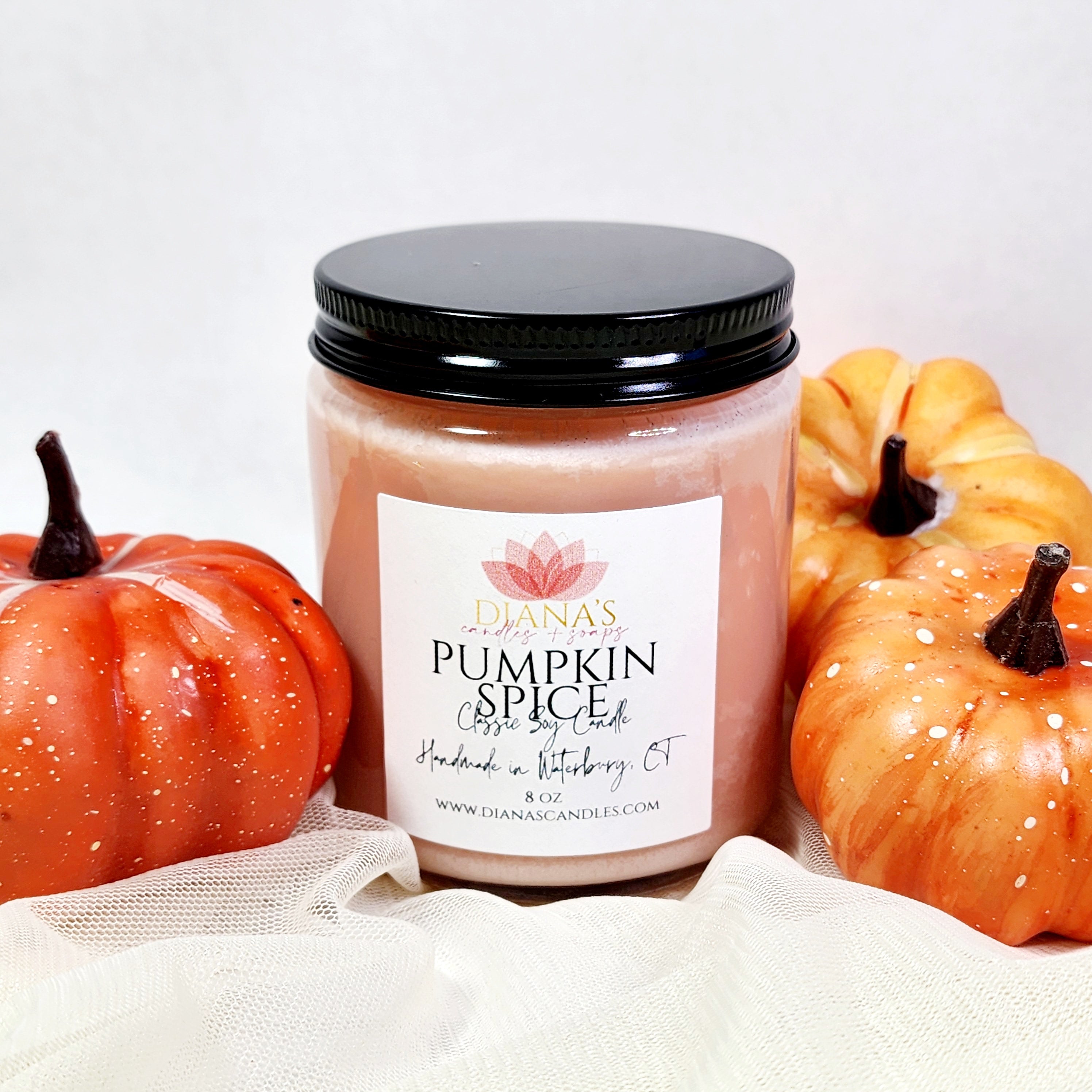 Pumpkin Spice Jar Candle Diana's Candles and Soaps 
