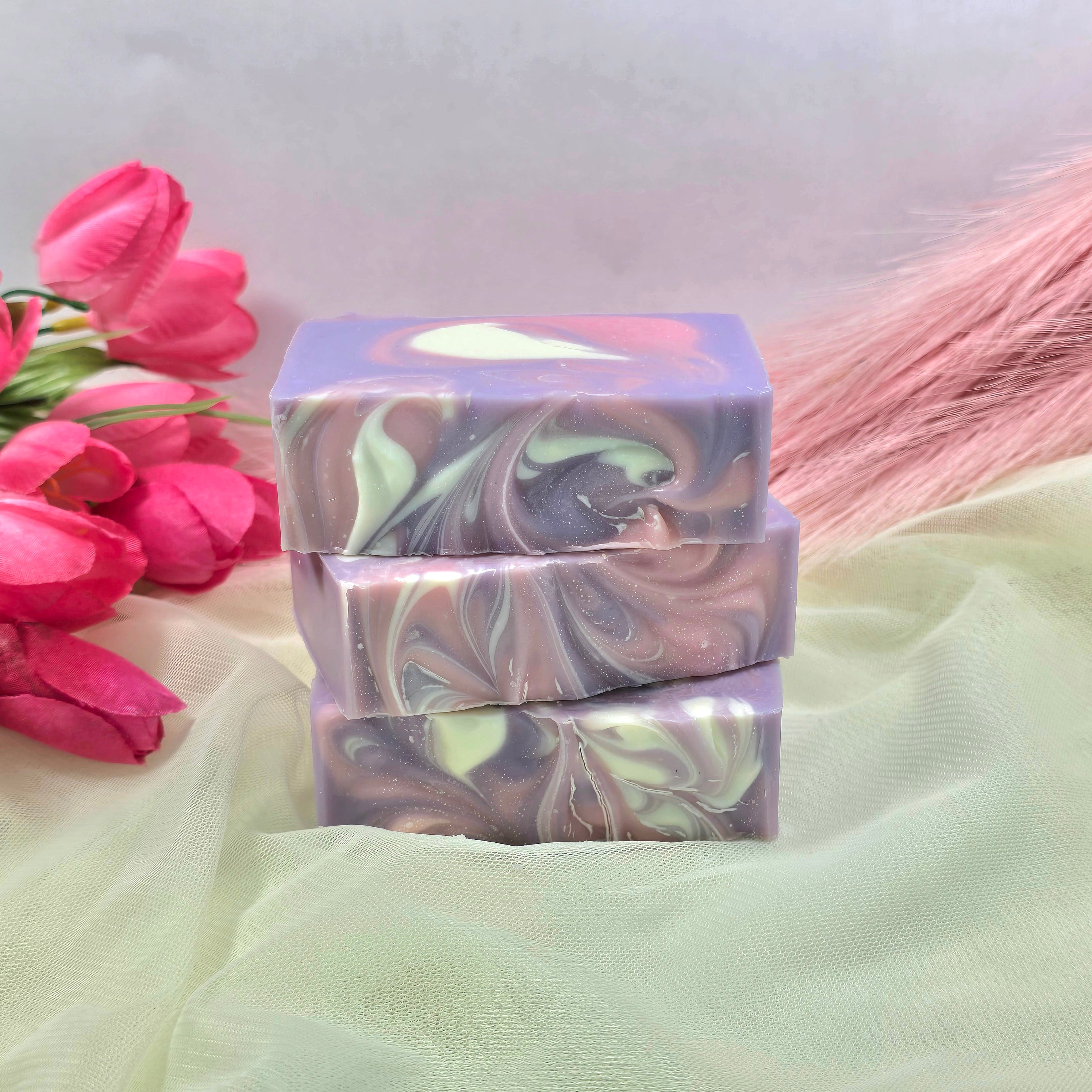 Lavender Rose Soap Bar Diana's Candles and Soaps