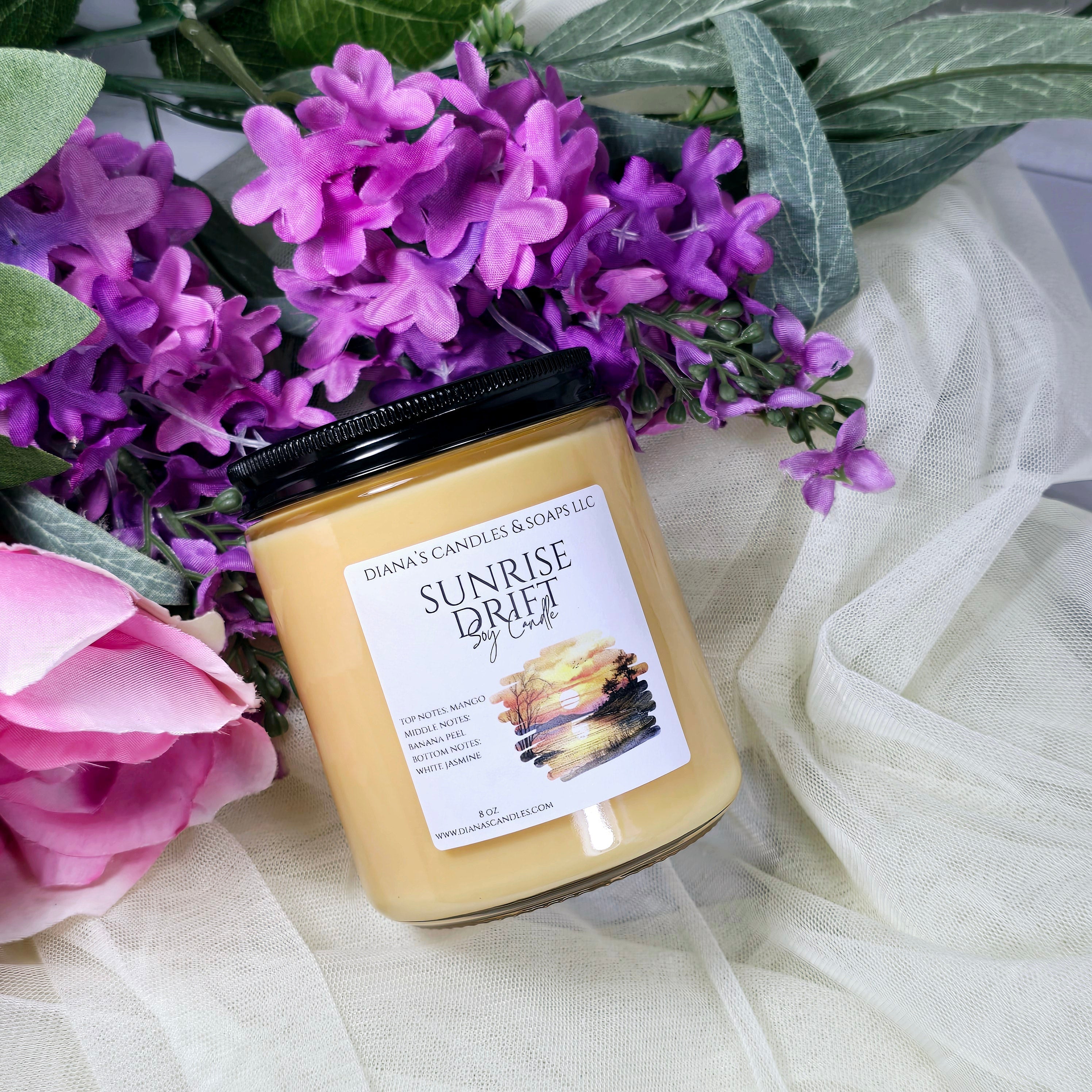 Sunrise Drift Candle Diana's Candles and Soaps