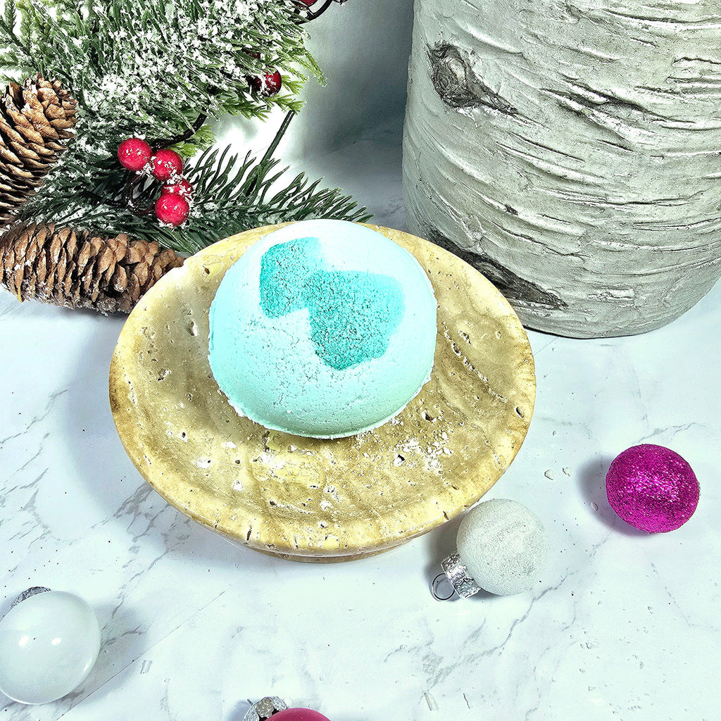 Sparkling Mint Bath Bomb Diana's Candles and Soaps