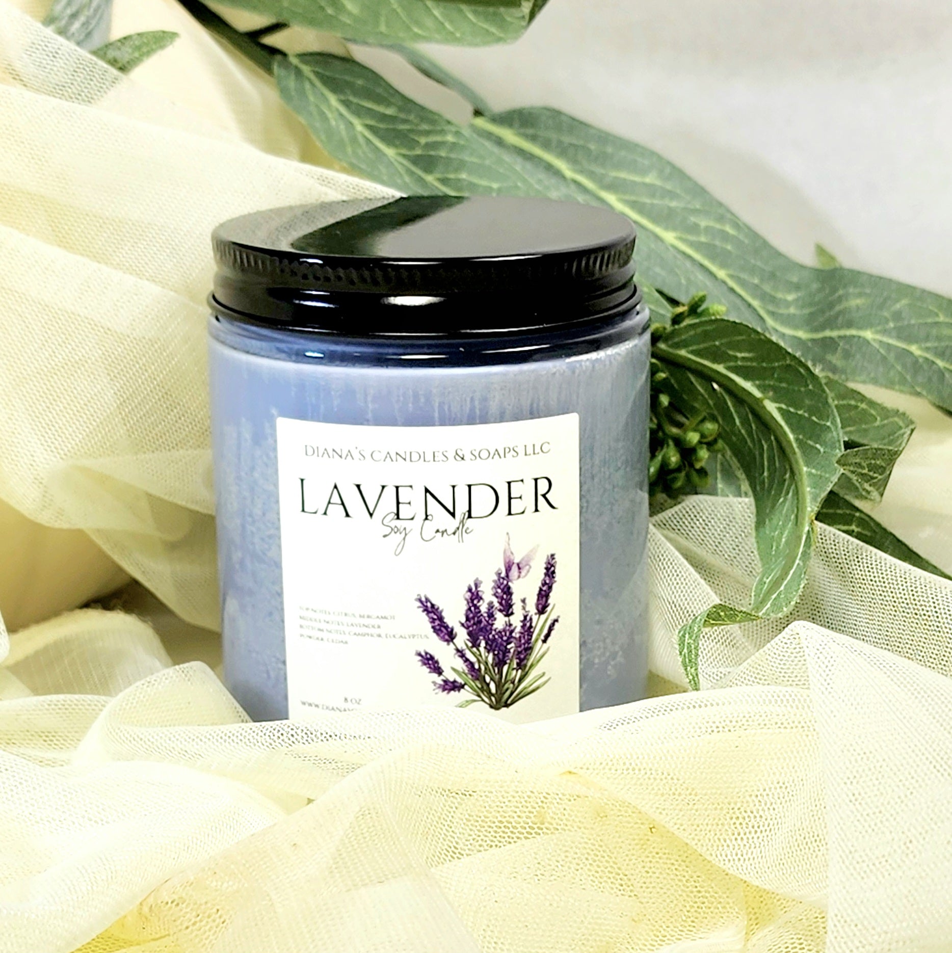 Lavender Candle Diana's Candles and Soaps